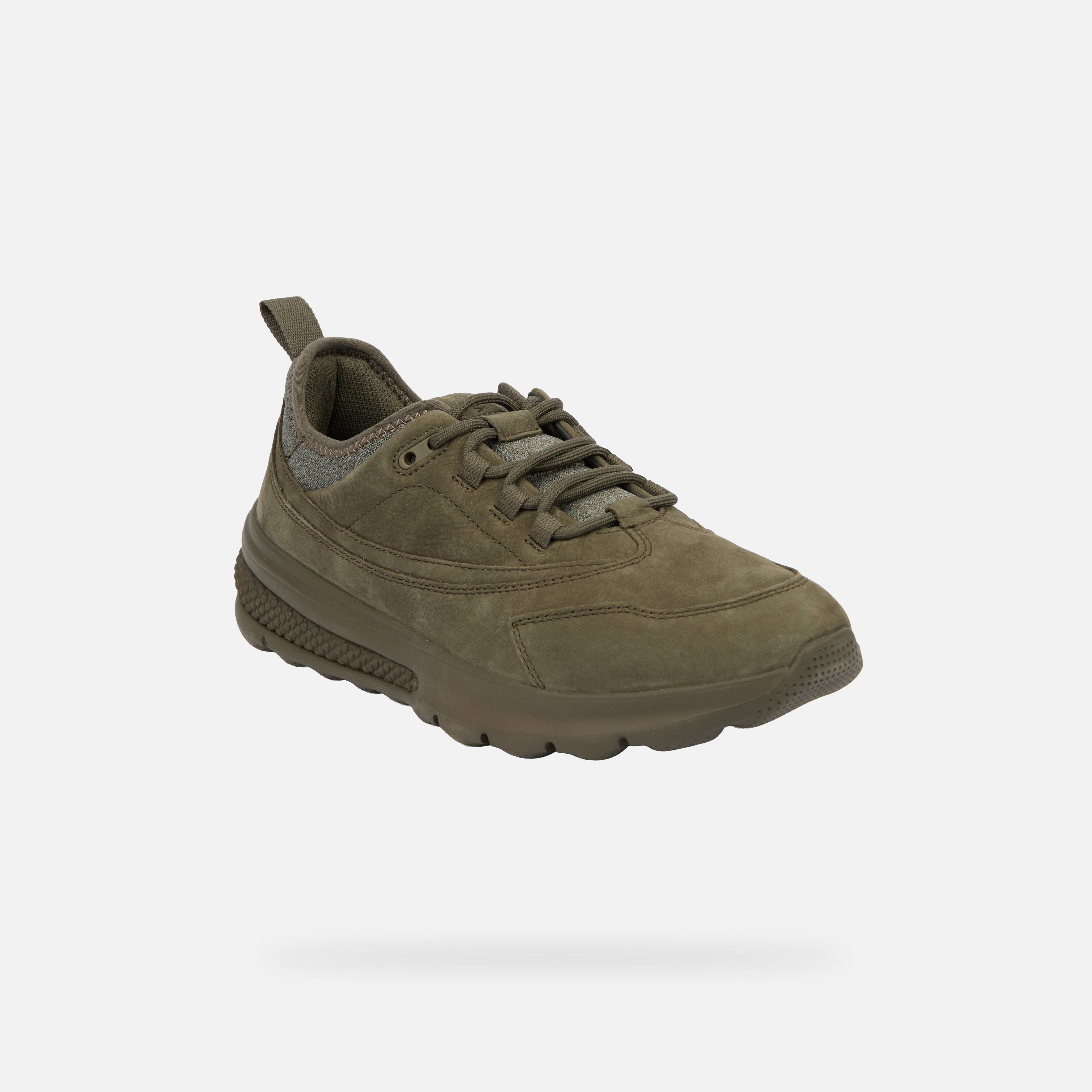 Khaki men's sneakers Geox Spherica Actif - Men's