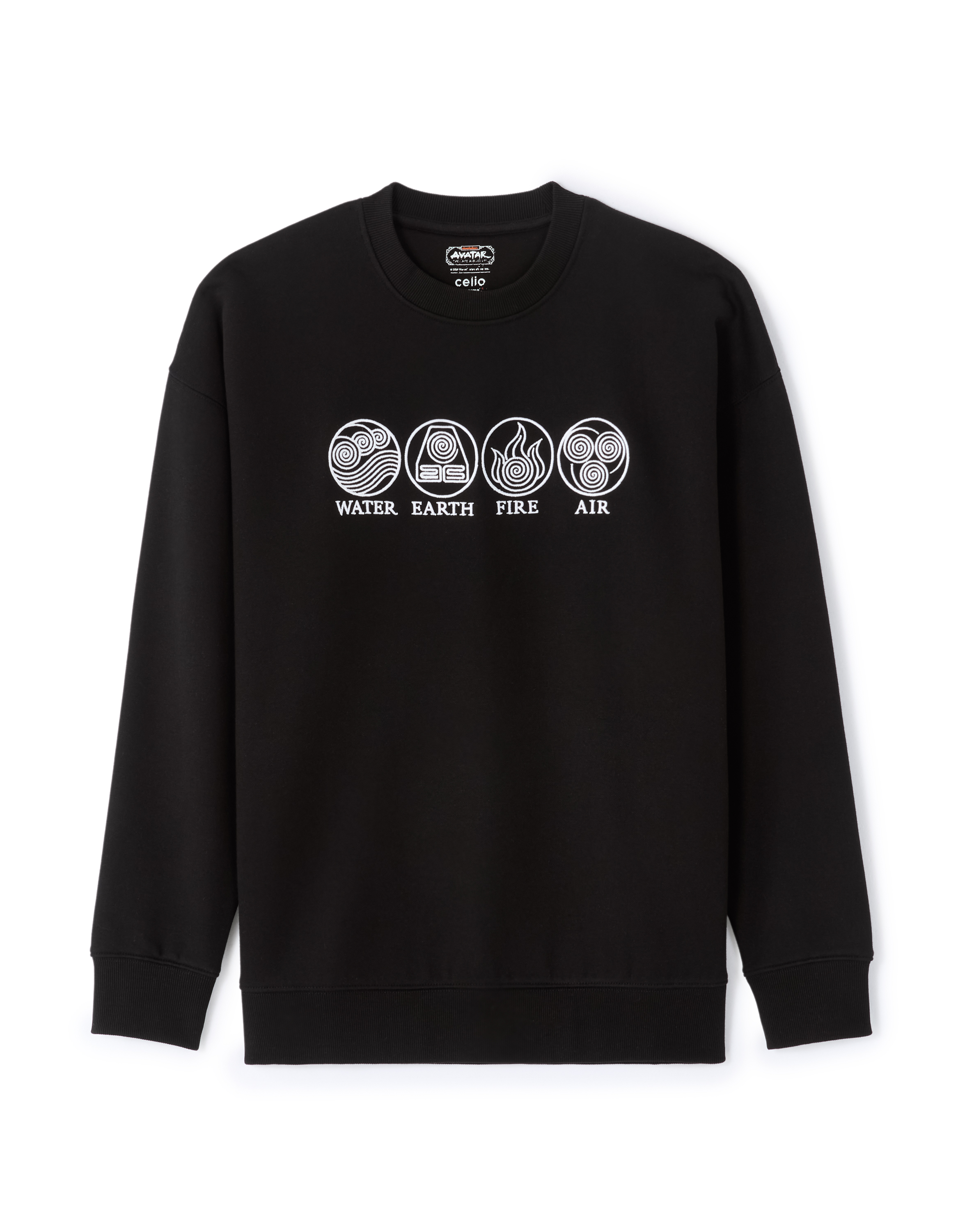 Čierna mikina Celio Avatar