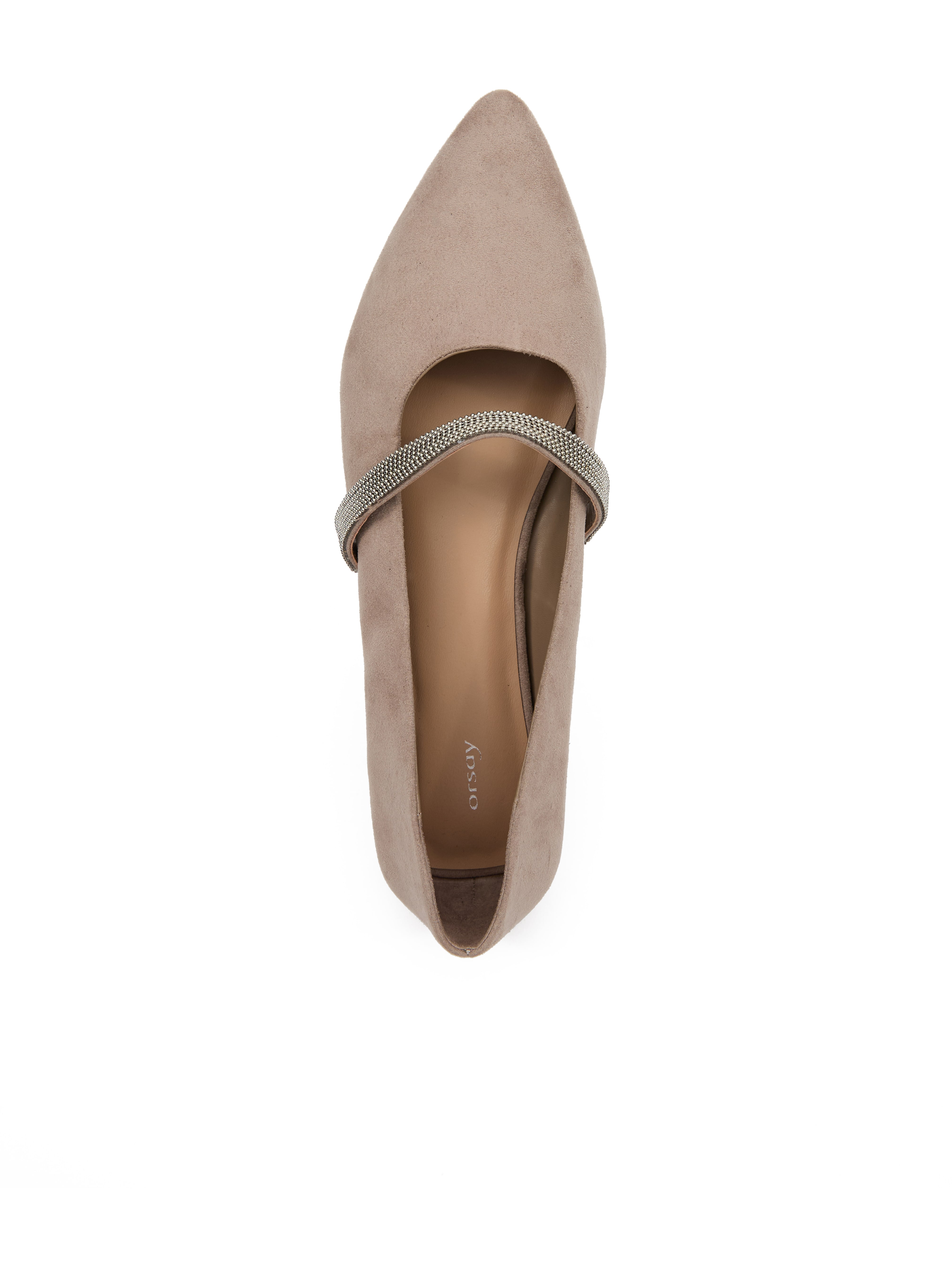 Beige women's ballet flats ORSAY - Women's