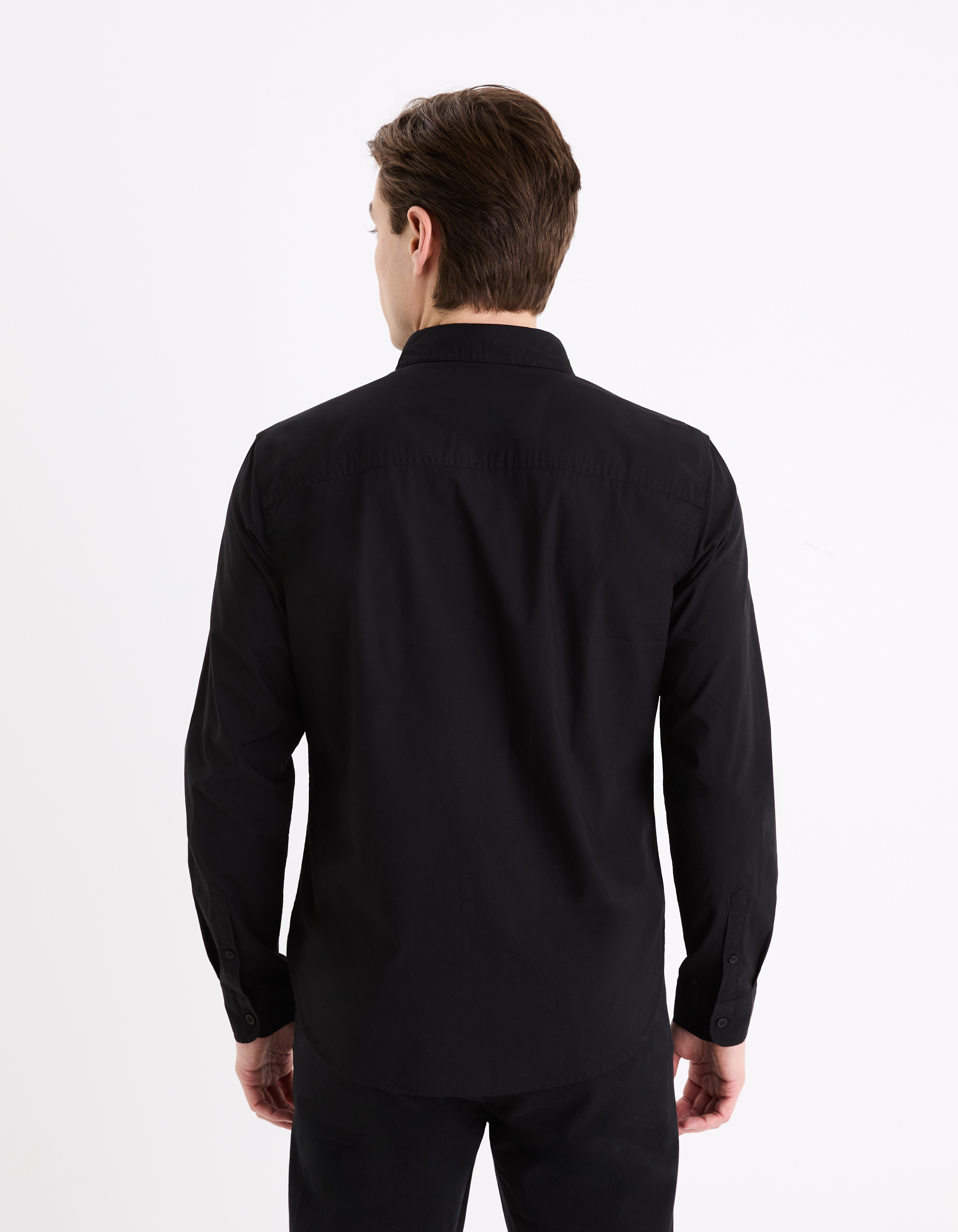 Camasi casual pentru barbati Celio - negru