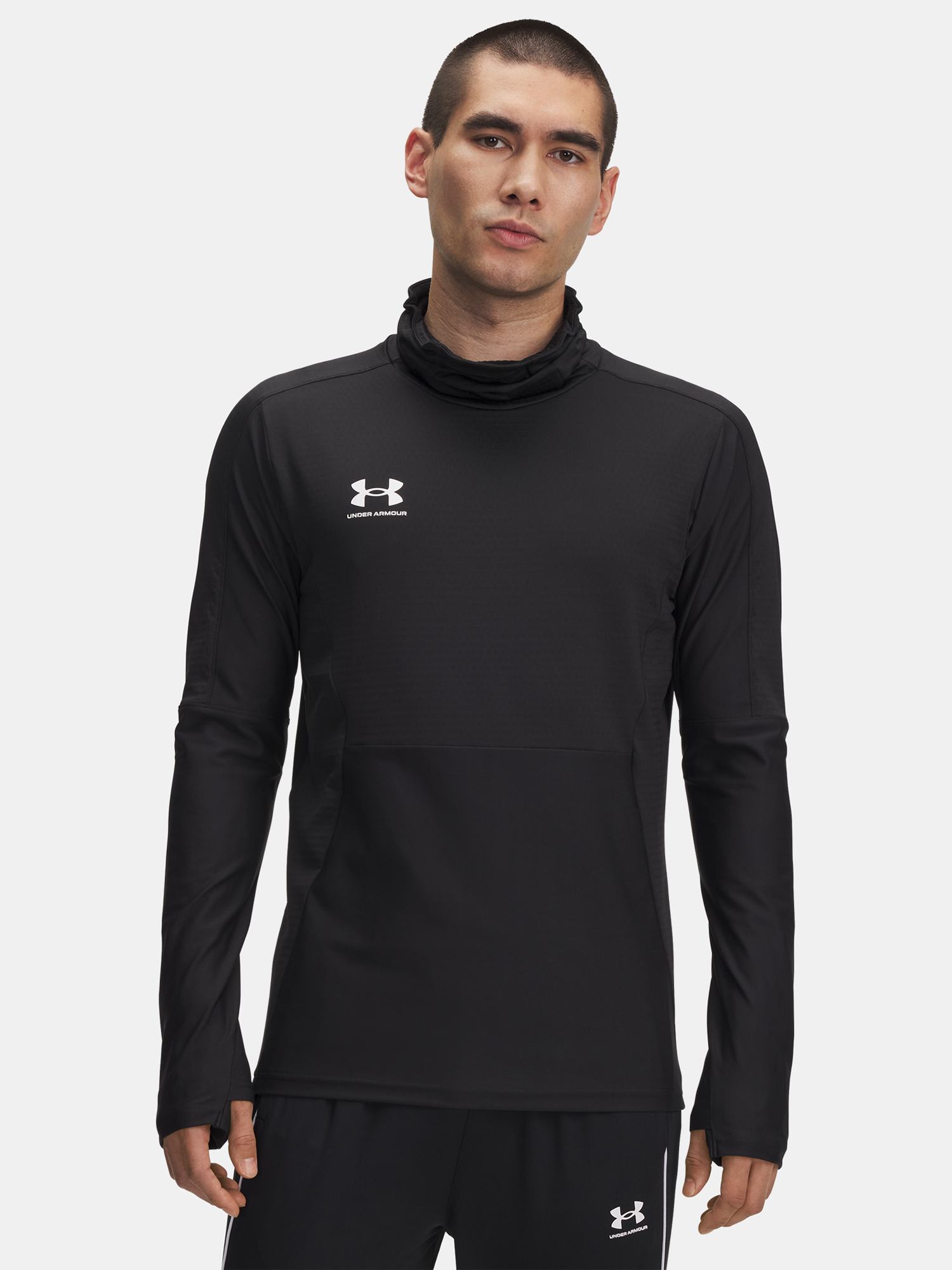 Mens T-shirt Under Armour UA M Challenger Pro Wintr LS-BLK - Mens