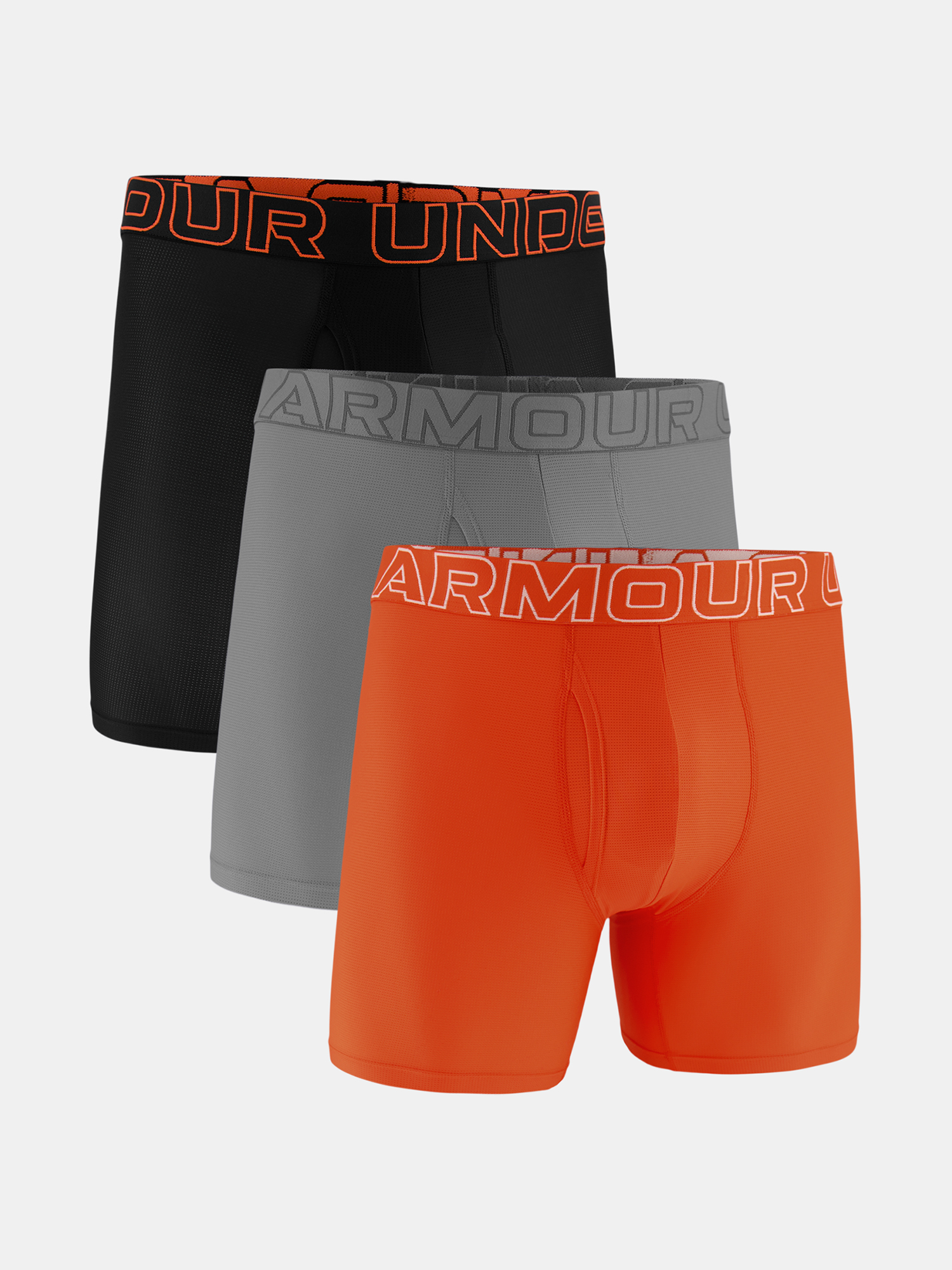 Men's Under Armour Ua Performance Tech Mesh Boxer Shorts - Solid 6in - - Men's