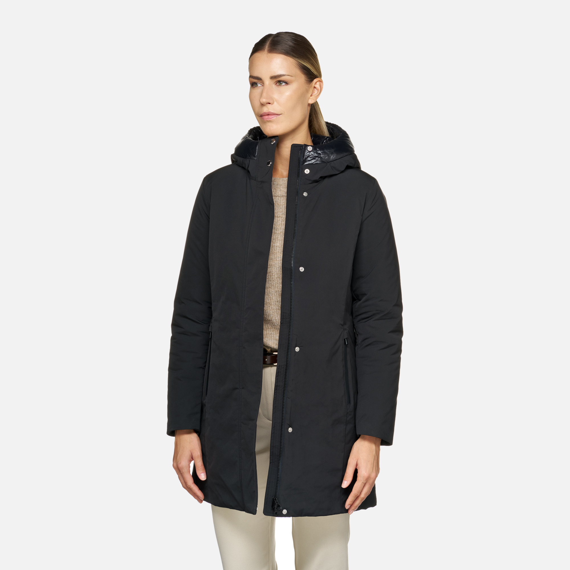 Black women's parka Geox Spherica - Women's