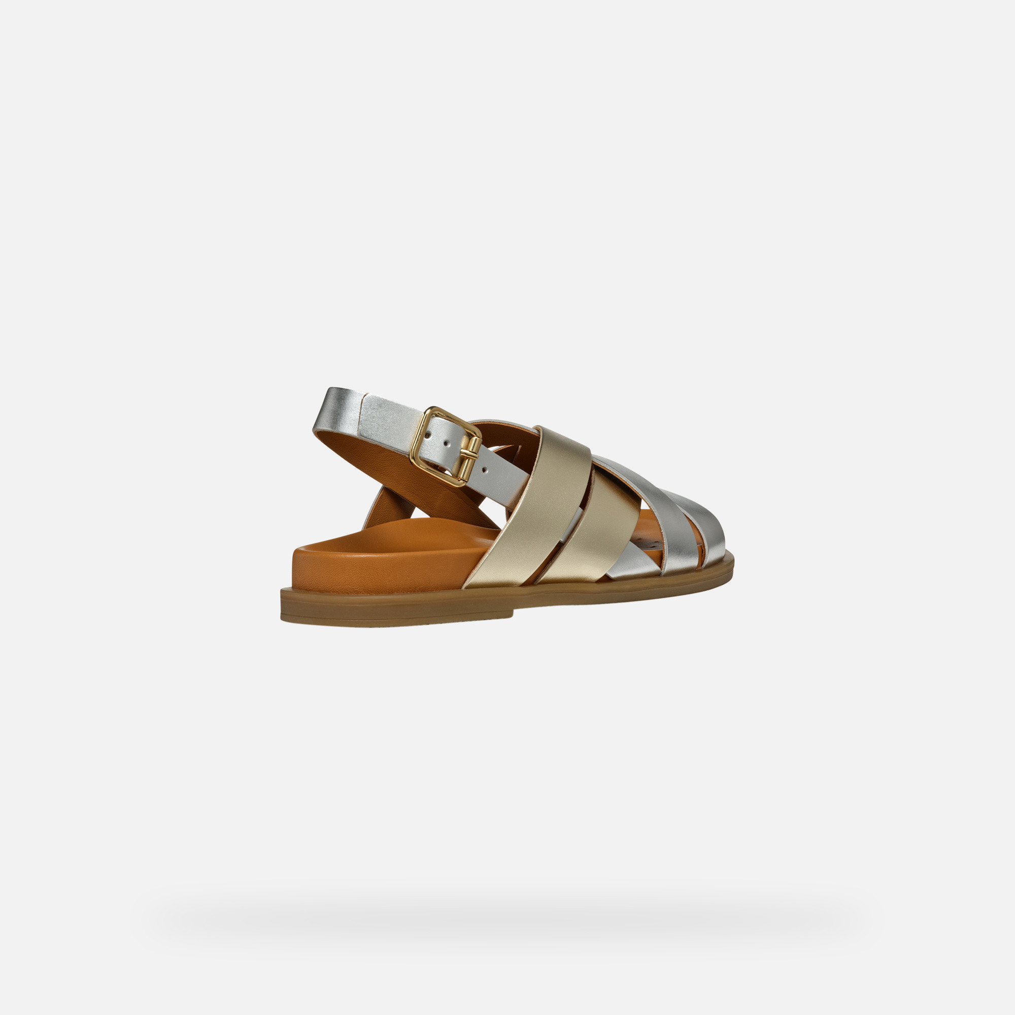 Gold women&#039;s sandals Geox Adelash - Women&#039;s