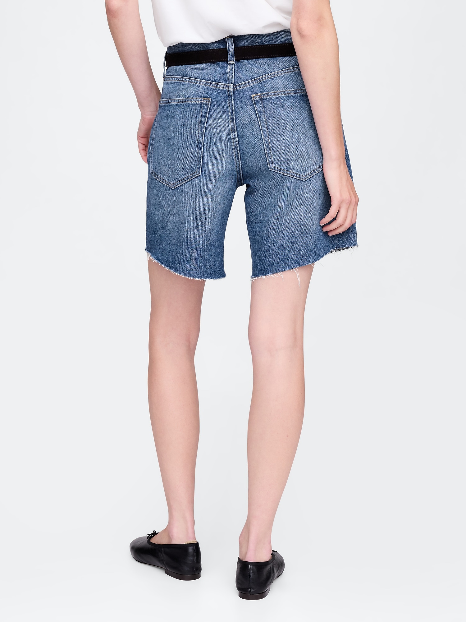 GAP Denim shorts Loose Bermuda - Women&#039;s