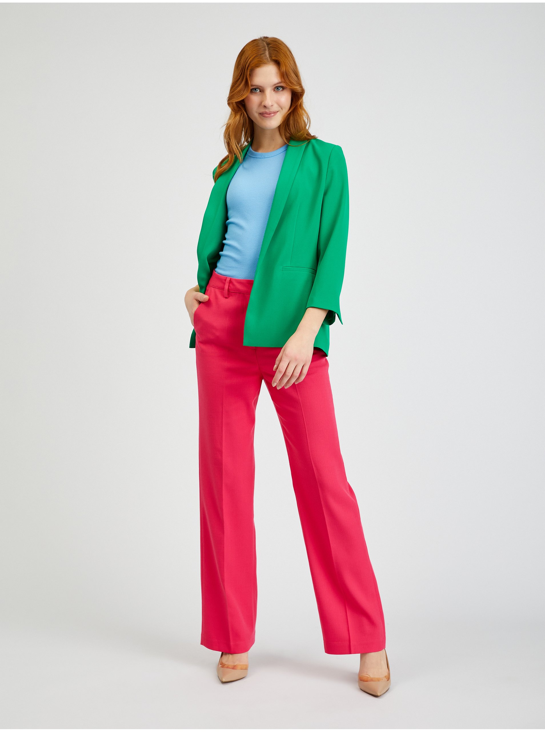 Sacouri si blazere pentru femei ORSAY - verde