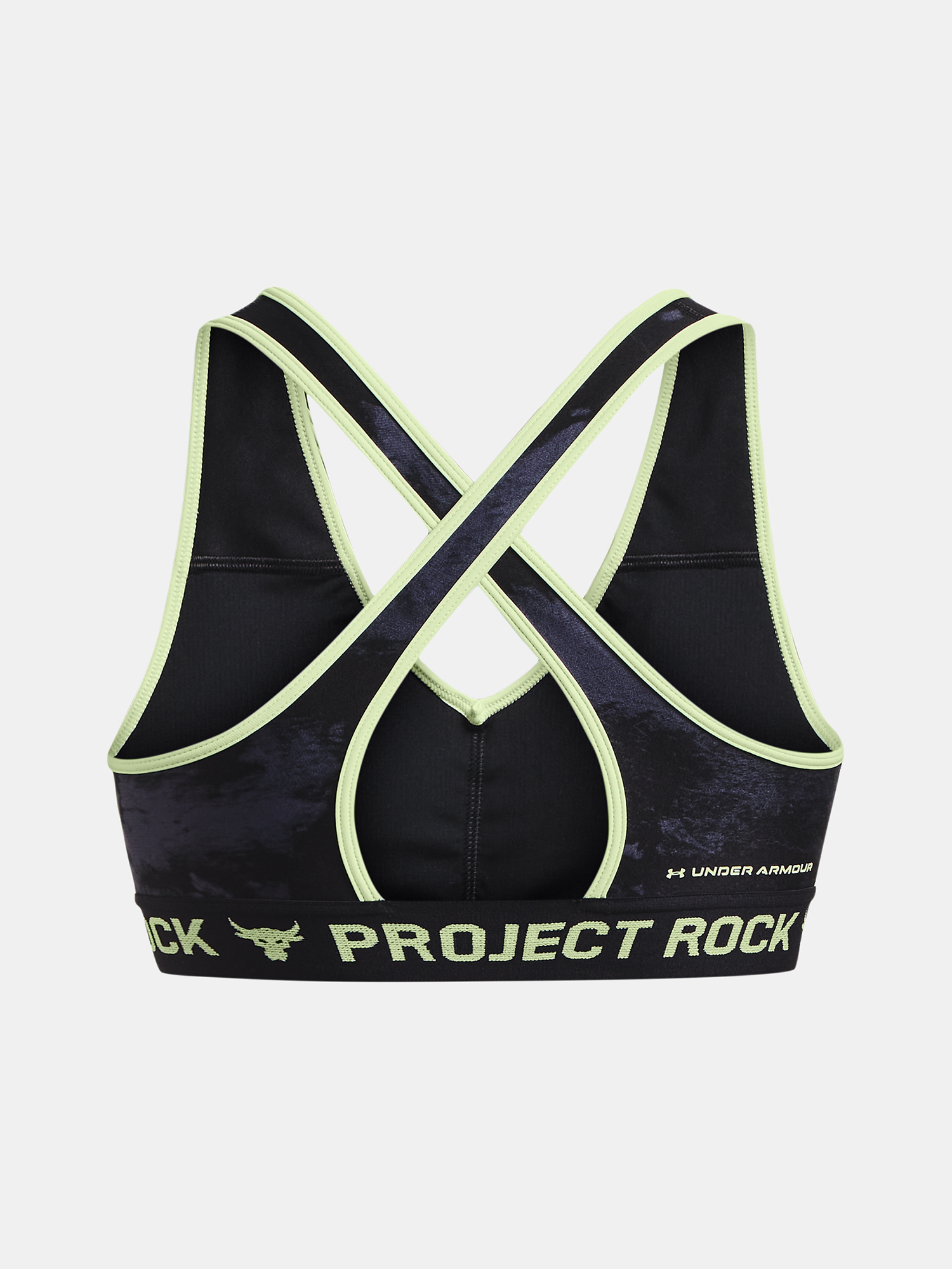 Under Armour Bra UA Pjt Rck Crssbk Bra Print-BLK - Women