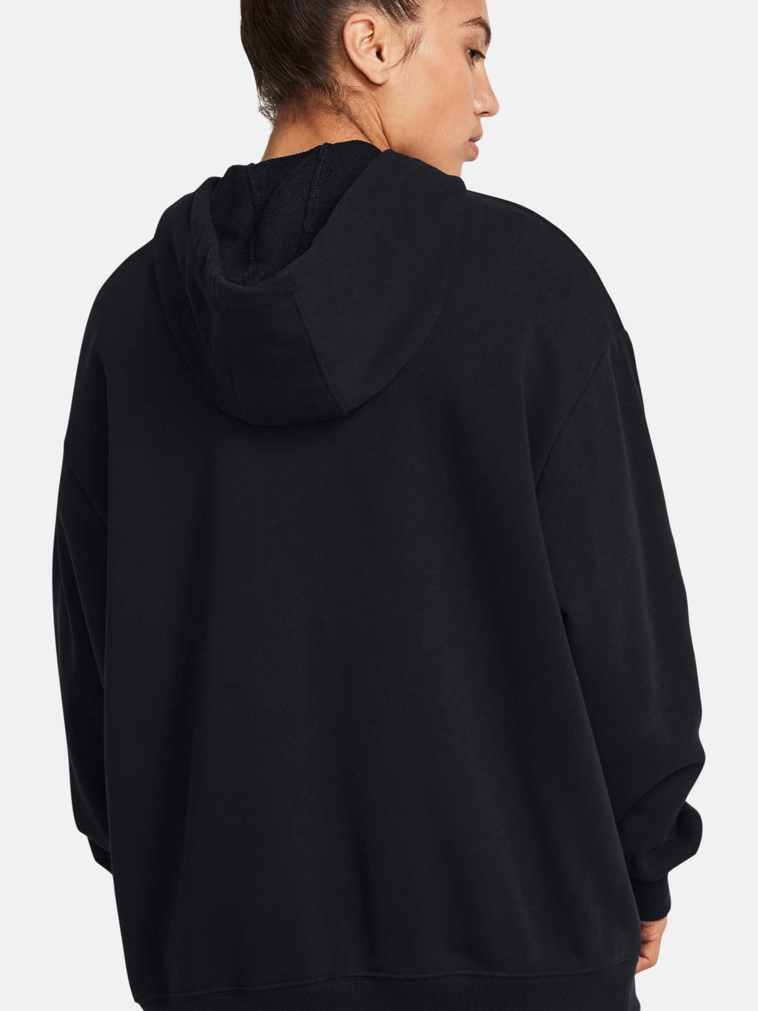 Under Armour Sweatshirt Pjt Rck HW Terry FZ OS Q1-BLK - Women's
