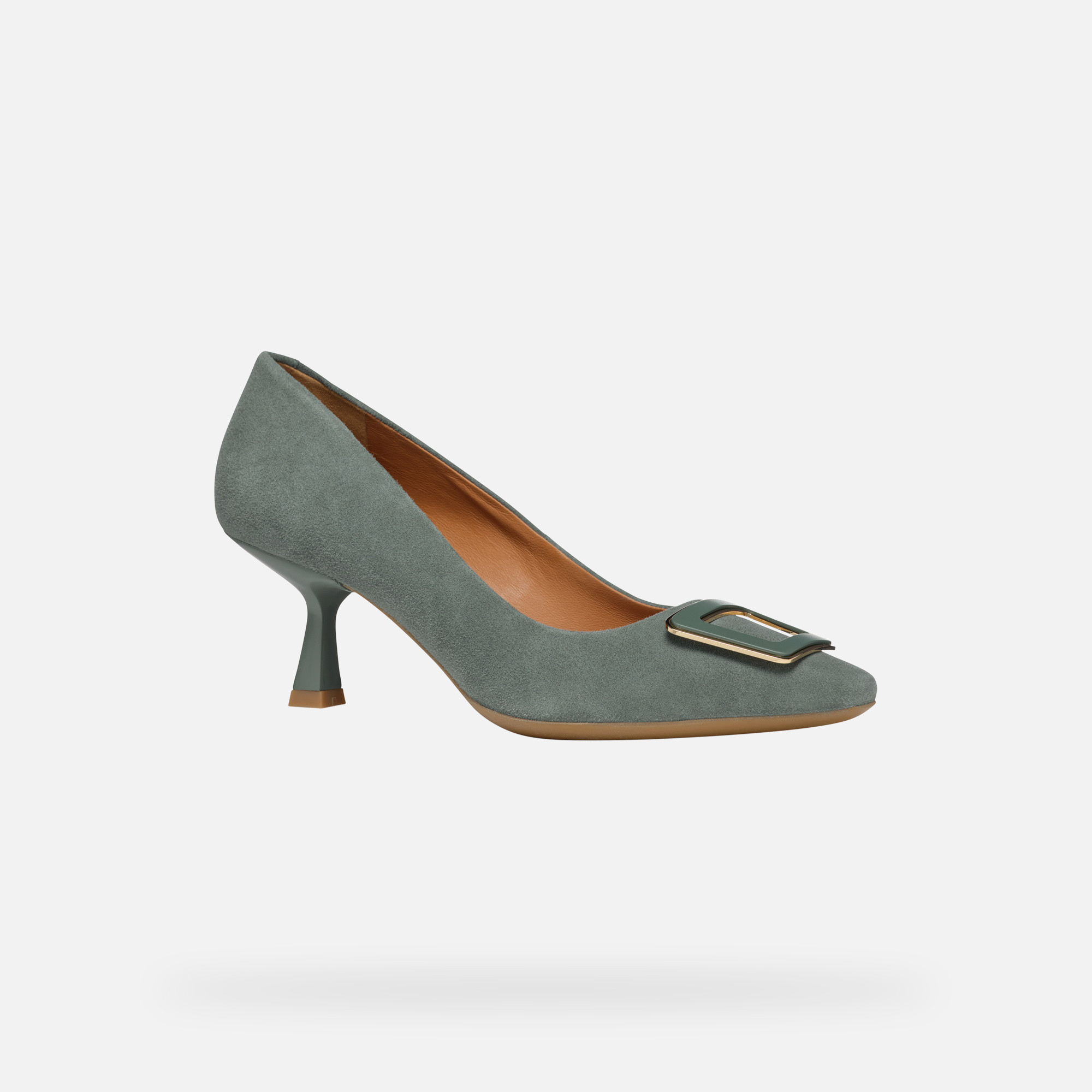 Light green women's pumps Geox Giselda - Women's