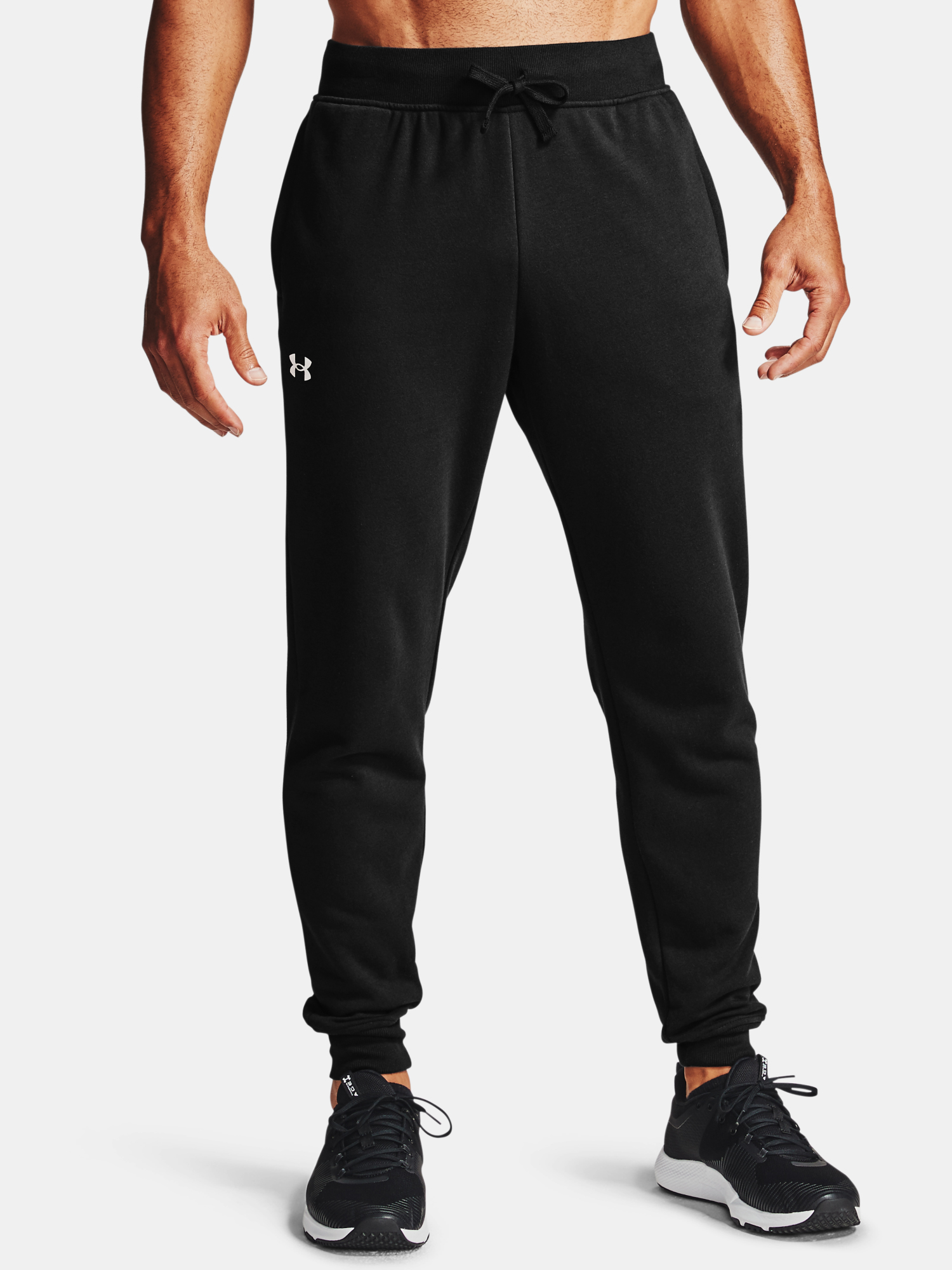 Under Armour Sweatpants Rival Cotton Jogger-BLK - Men's