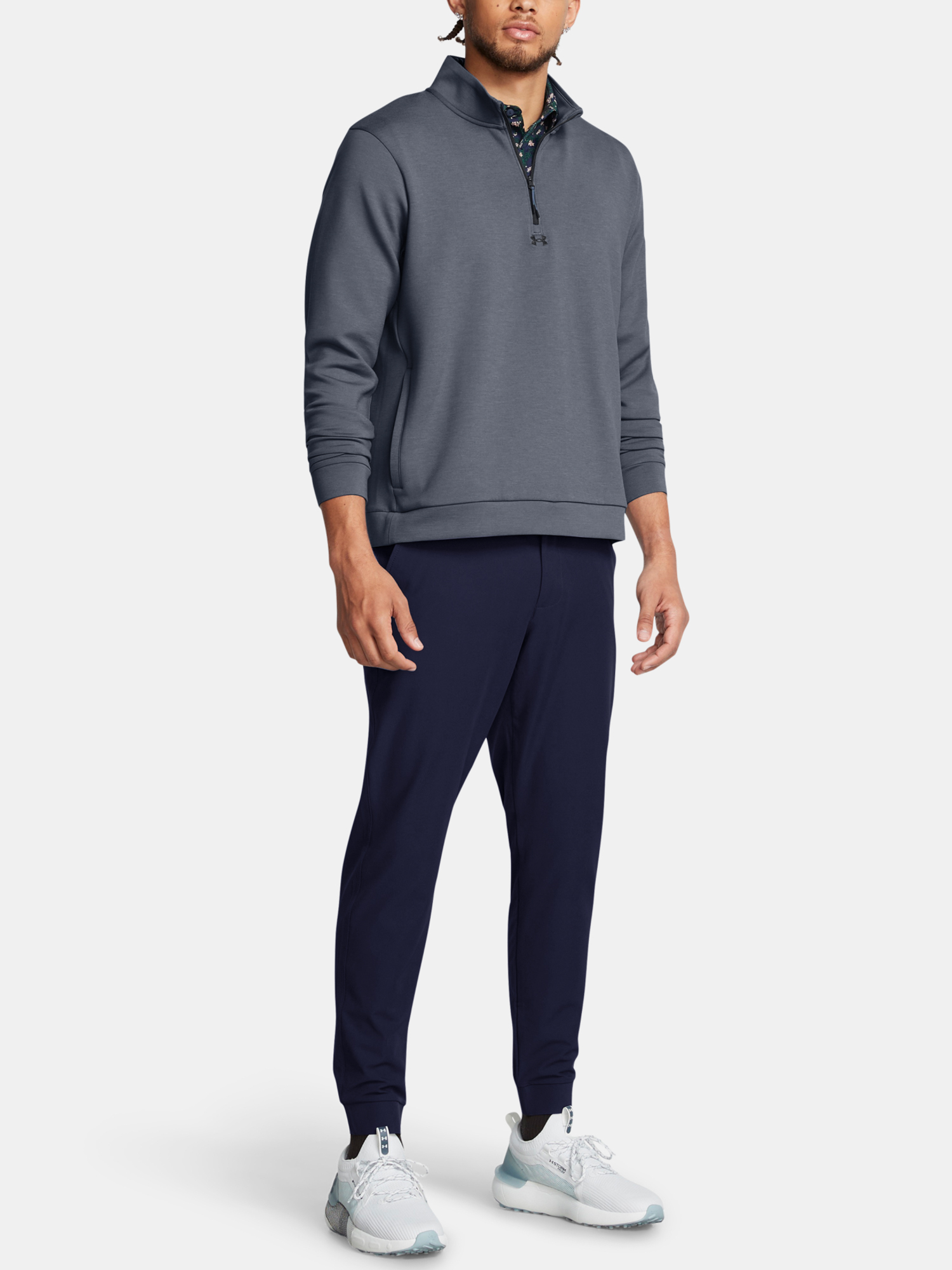 Men's sweatshirt Under Armour UA Drive Midlayer Pullover-GRY - Men's