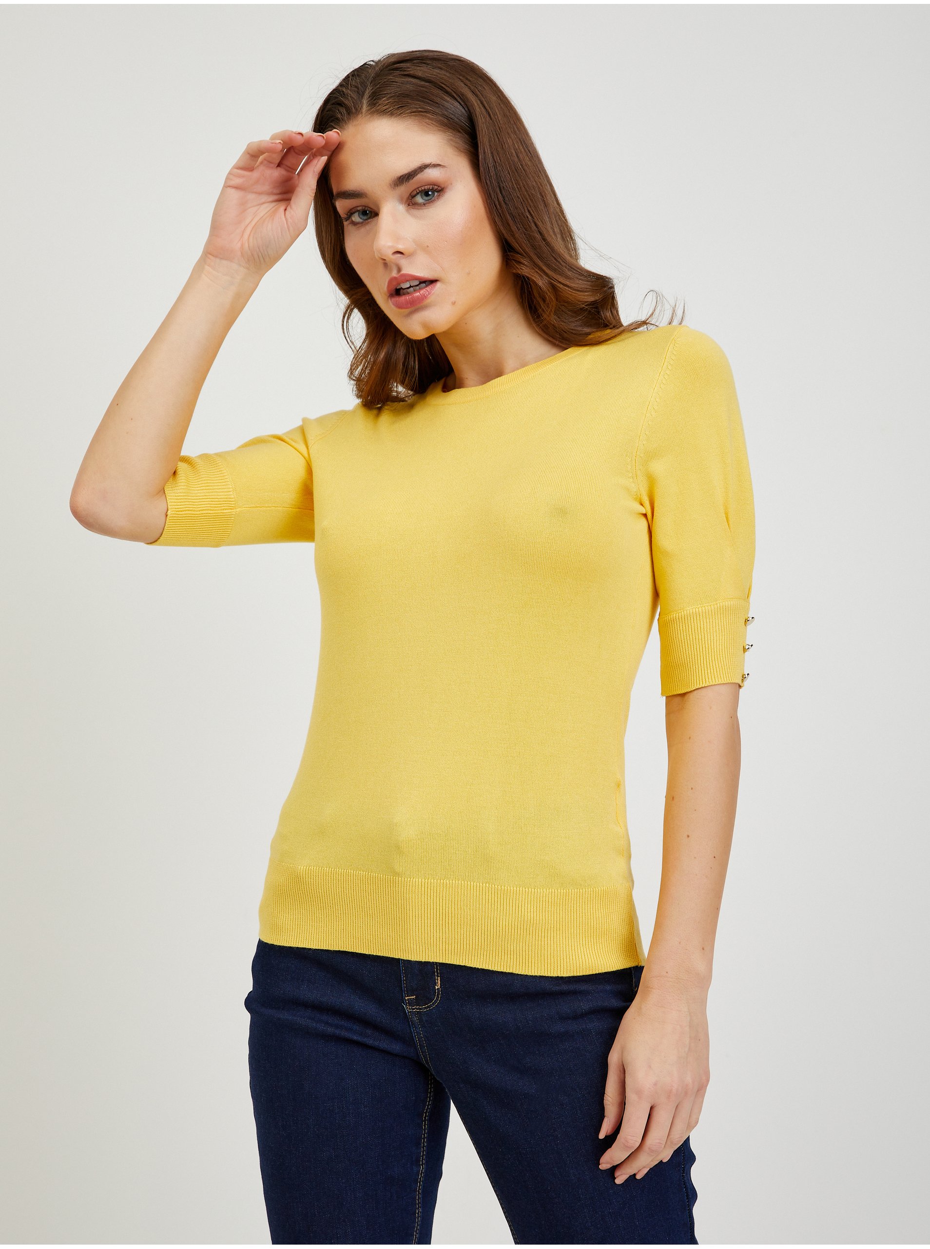 Yellow women's light sweater ORSAY - Women