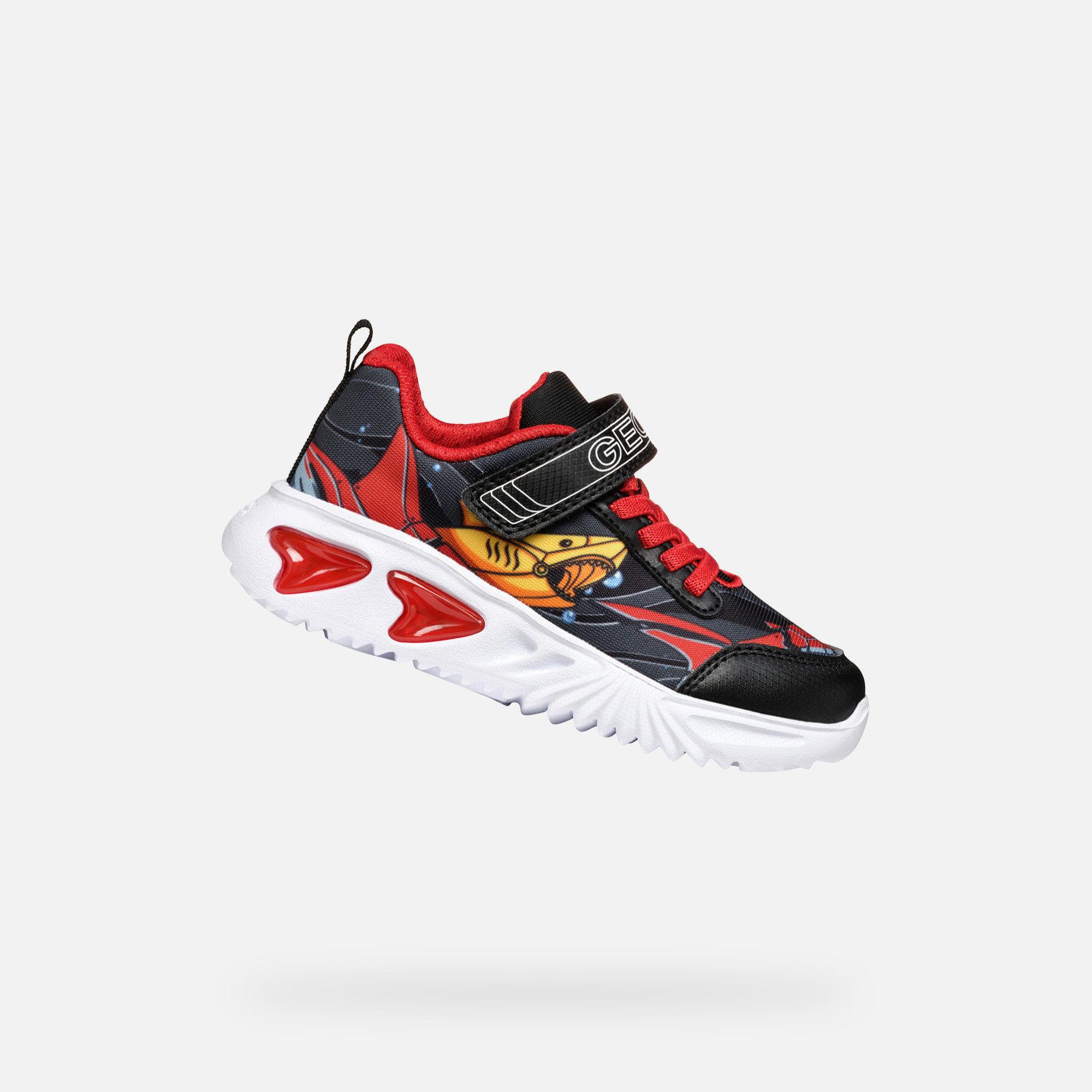 Black boys sneakers Geox Assister - Boys