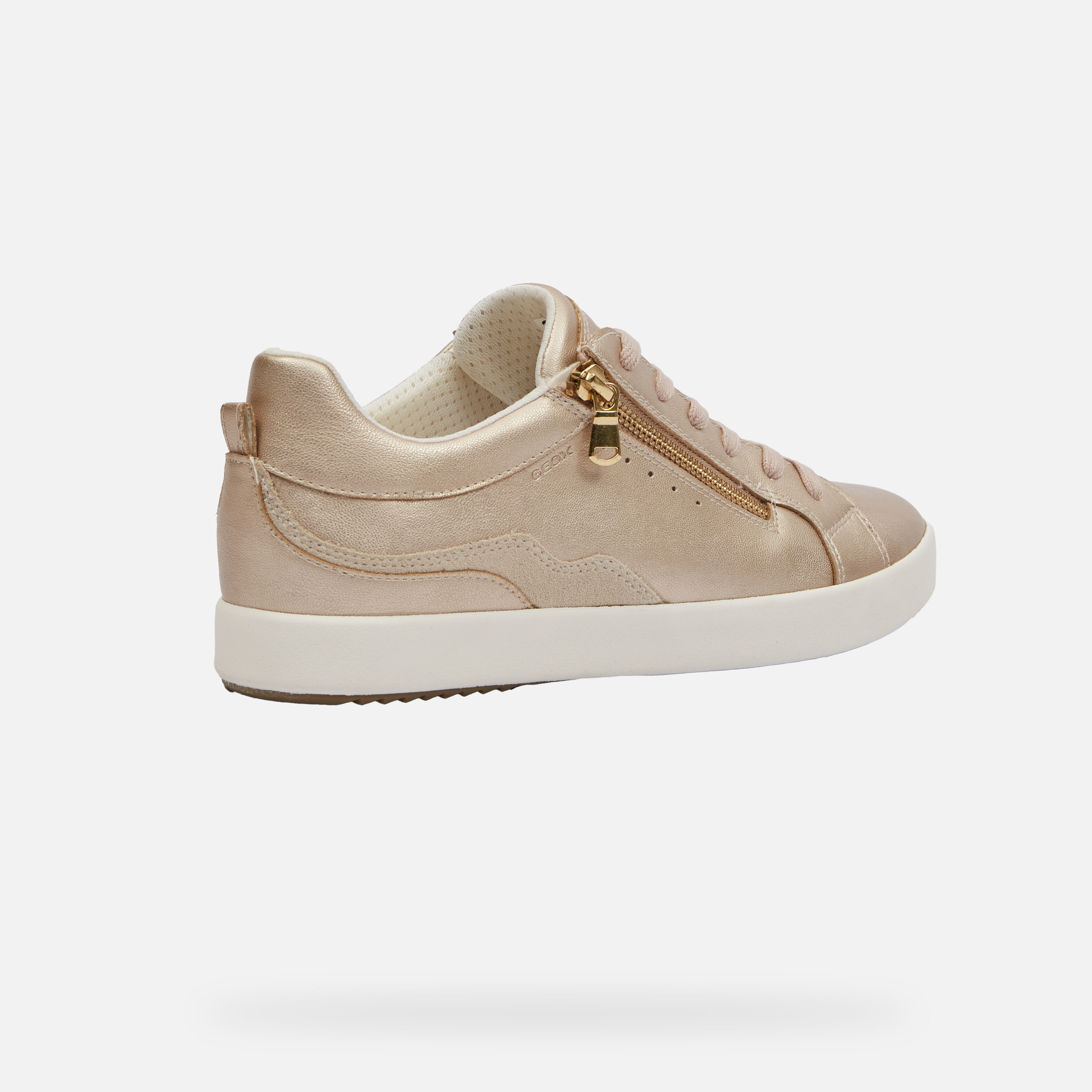 Gold women's sneakers Geox Blomiee - Women's