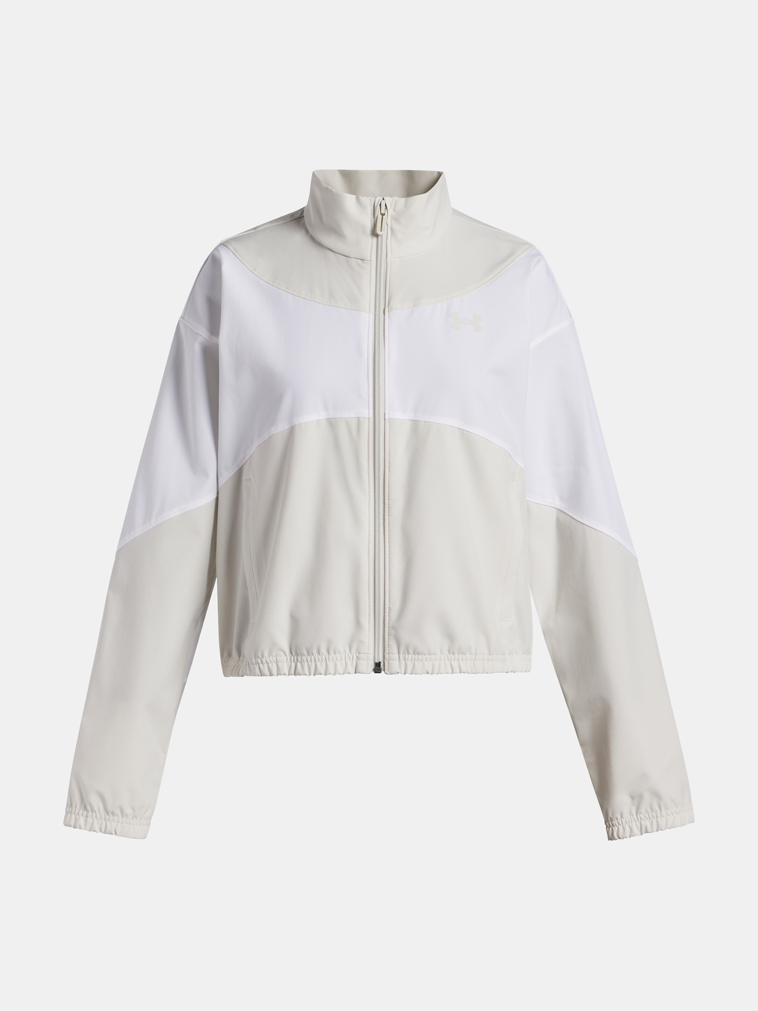 Under Armour UA Rival Woven Jacket-WHT - Girls