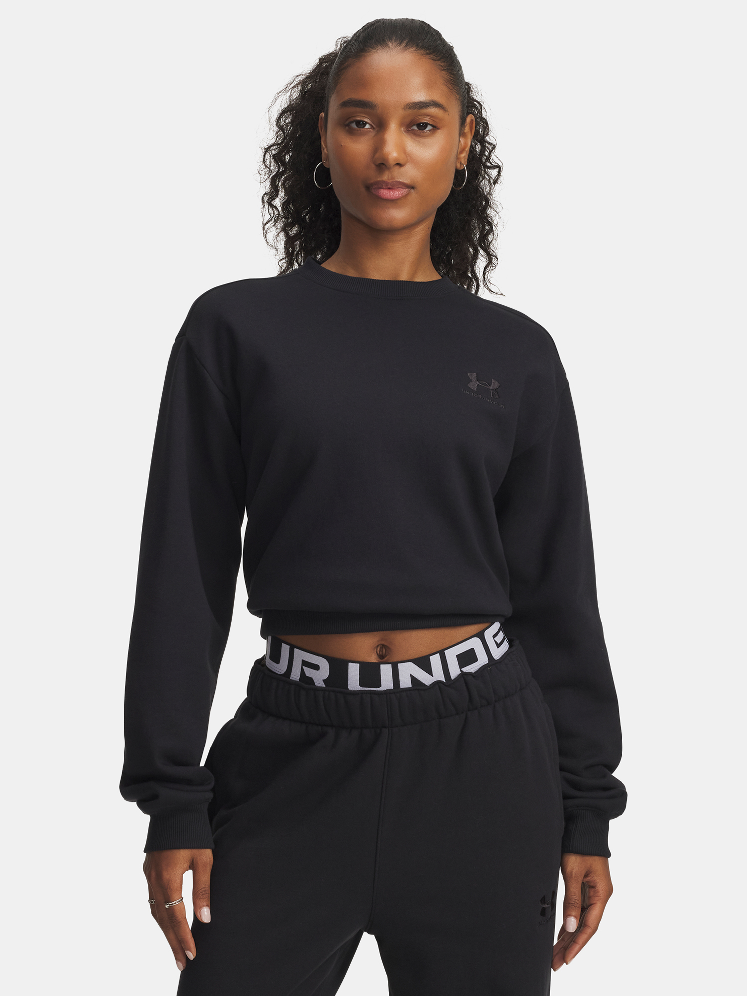 Under Armour UA Icon Vida Flc Crew-BLK Women's Sweatshirt - Women's