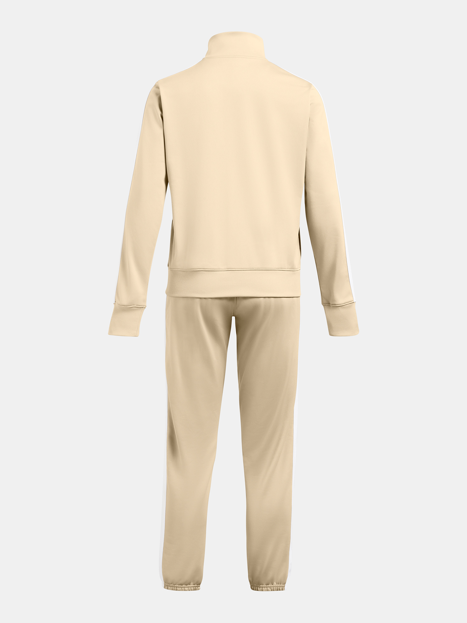Women's Under Armour Tricot Tracksuit-BRN - Women's
