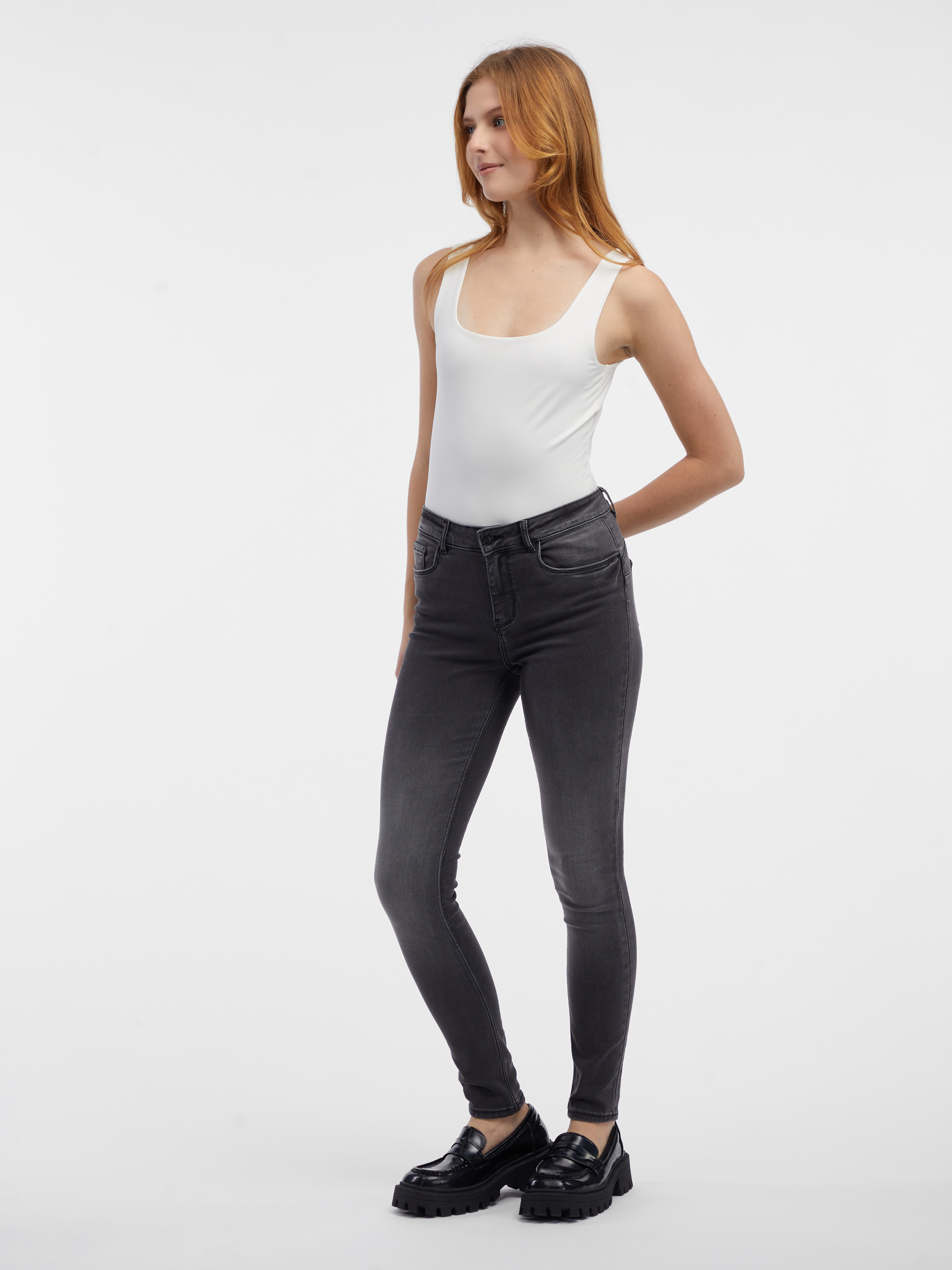 Skinny fit pentru femei ORSAY - gri