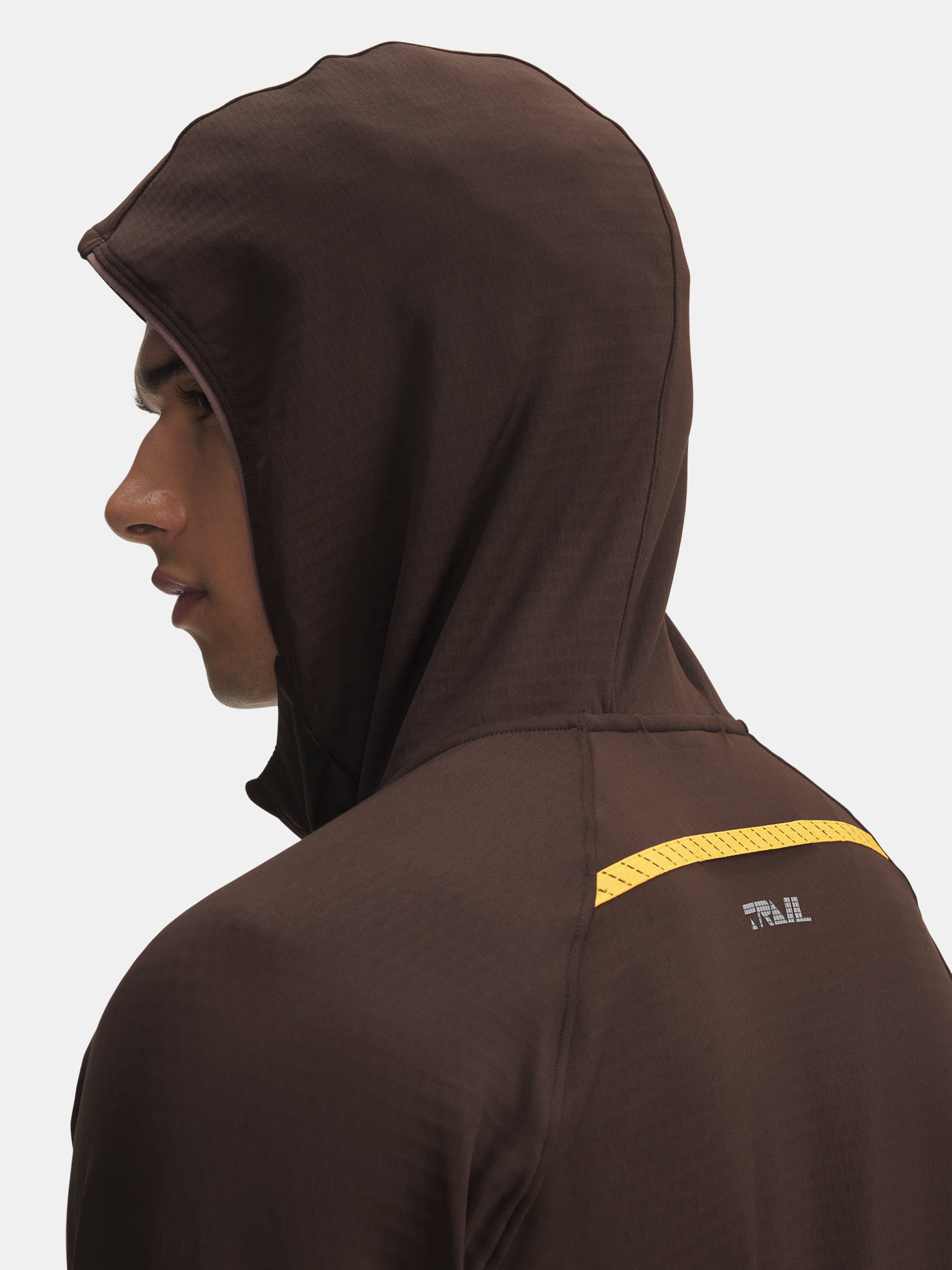 Men's Under Armour UA TRAIL RUN HOODIE-BRN - Men's