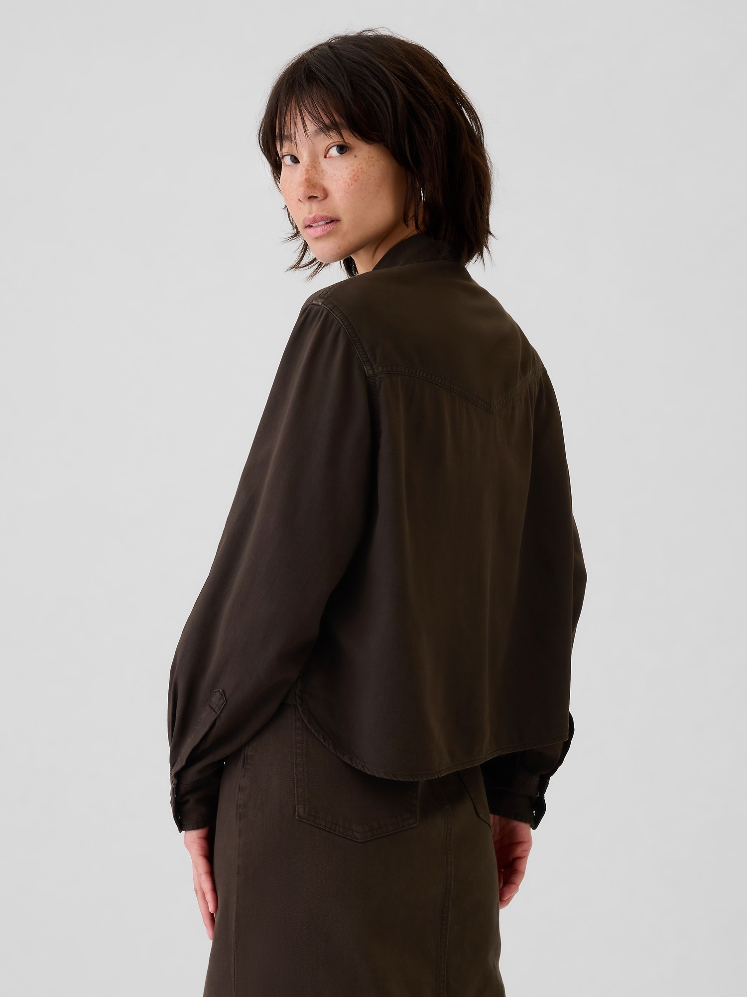 GAP Denim cropped shirt Western - Women's