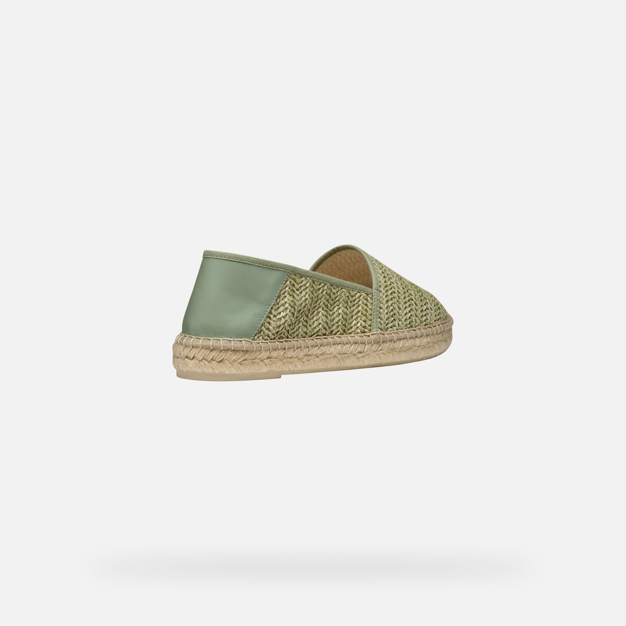 Light green women's espadrilles Geox Lampedusa - Women's