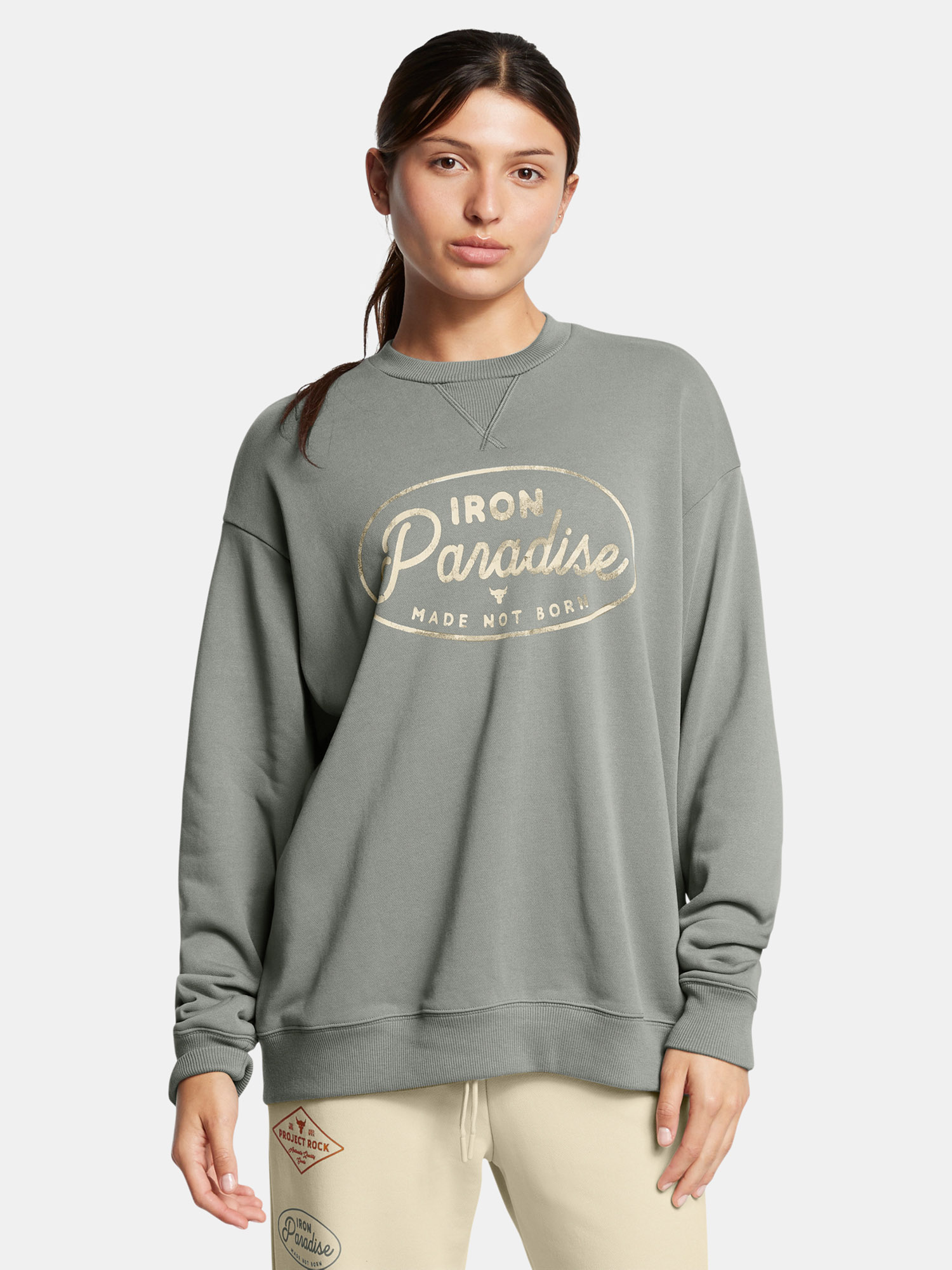 Under Armour Women's Sweatshirt Pjt Rck HWT Crew Tools - Women's