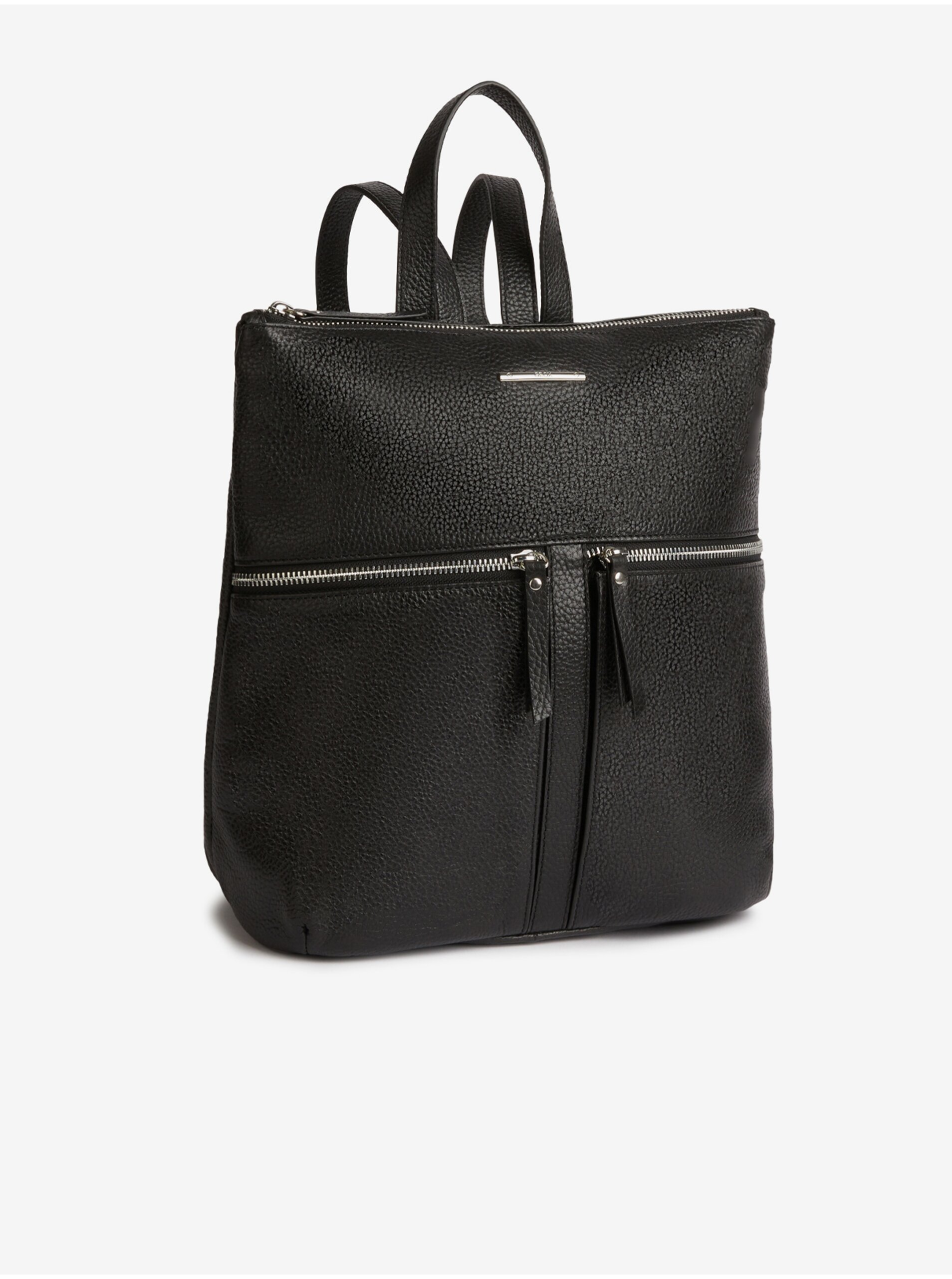 Black Women&#039;s Leather Backpack Geox Borsa - Women
