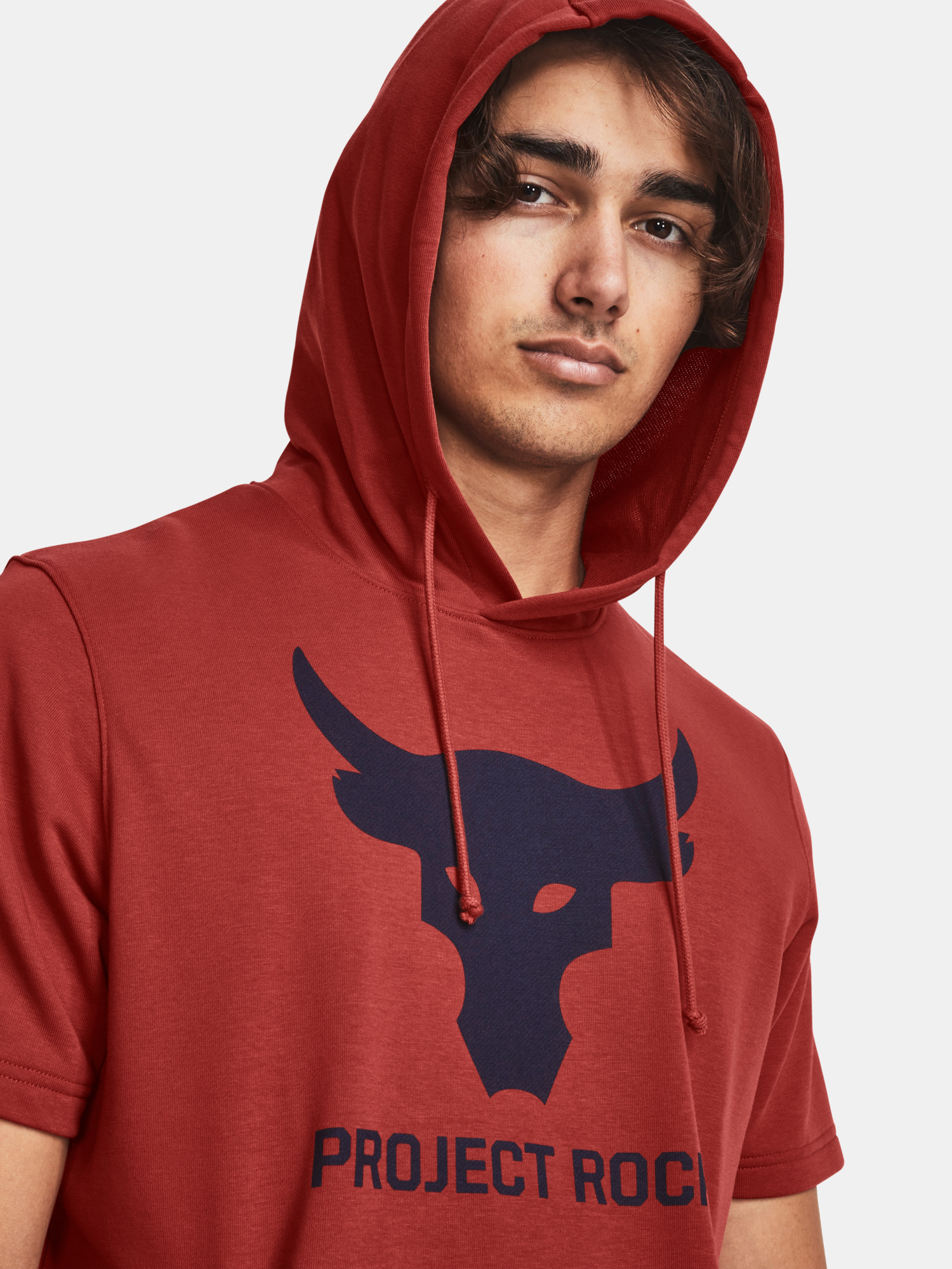 Under Armour Sweatshirt Pjt Rock Terry SS HD-RED - Men's