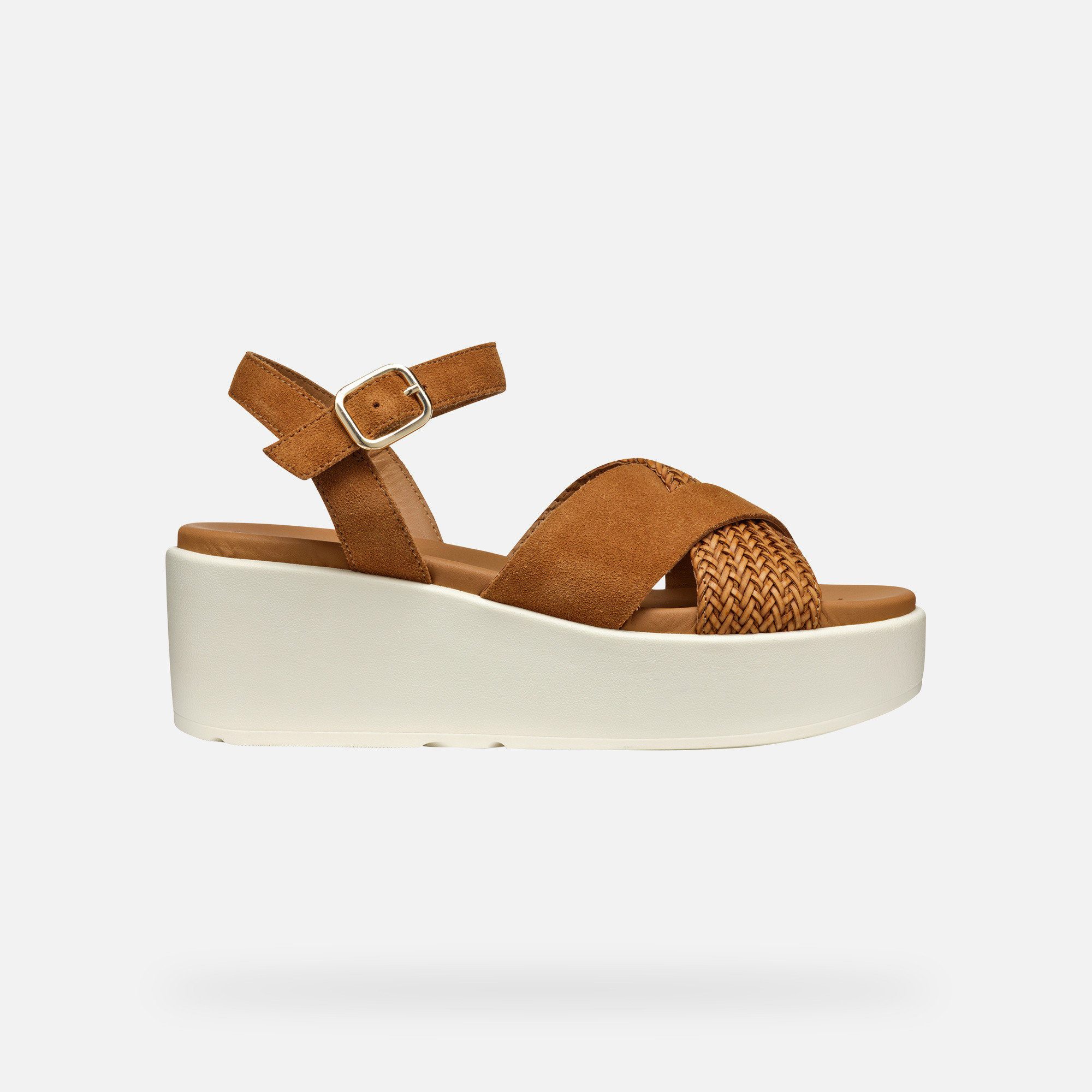 Brown women's sandals Geox XAN2.2S - Women's