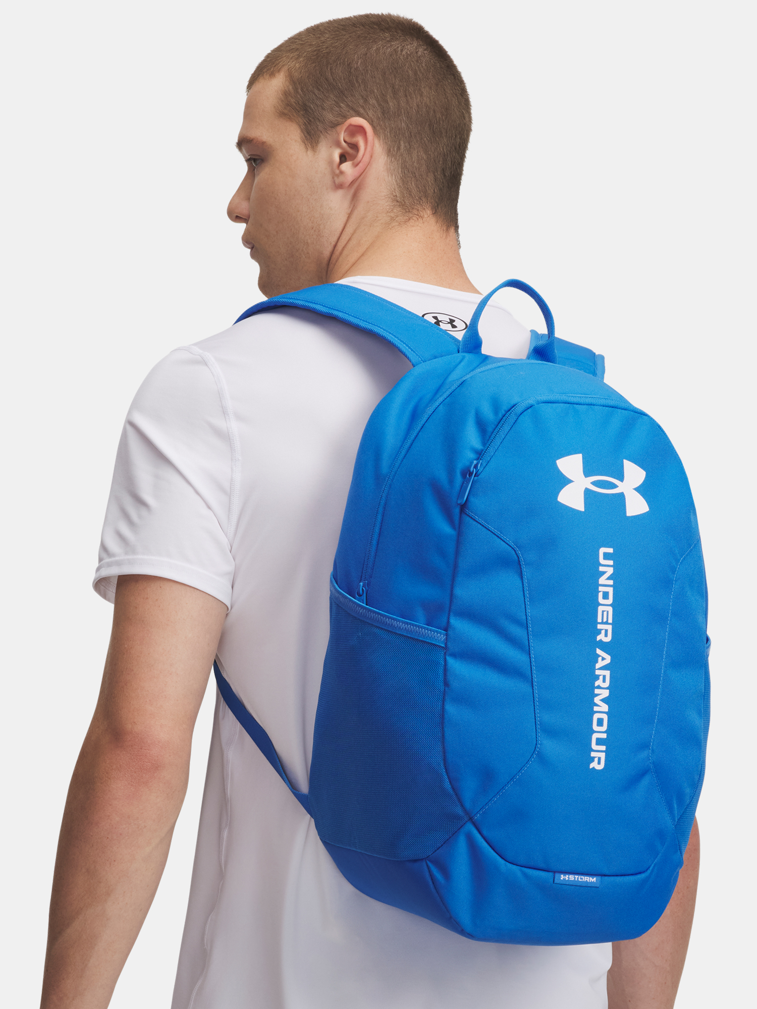 Unisex backpack Under Armour UA Hustle Lite Backpack-BLU - unisex