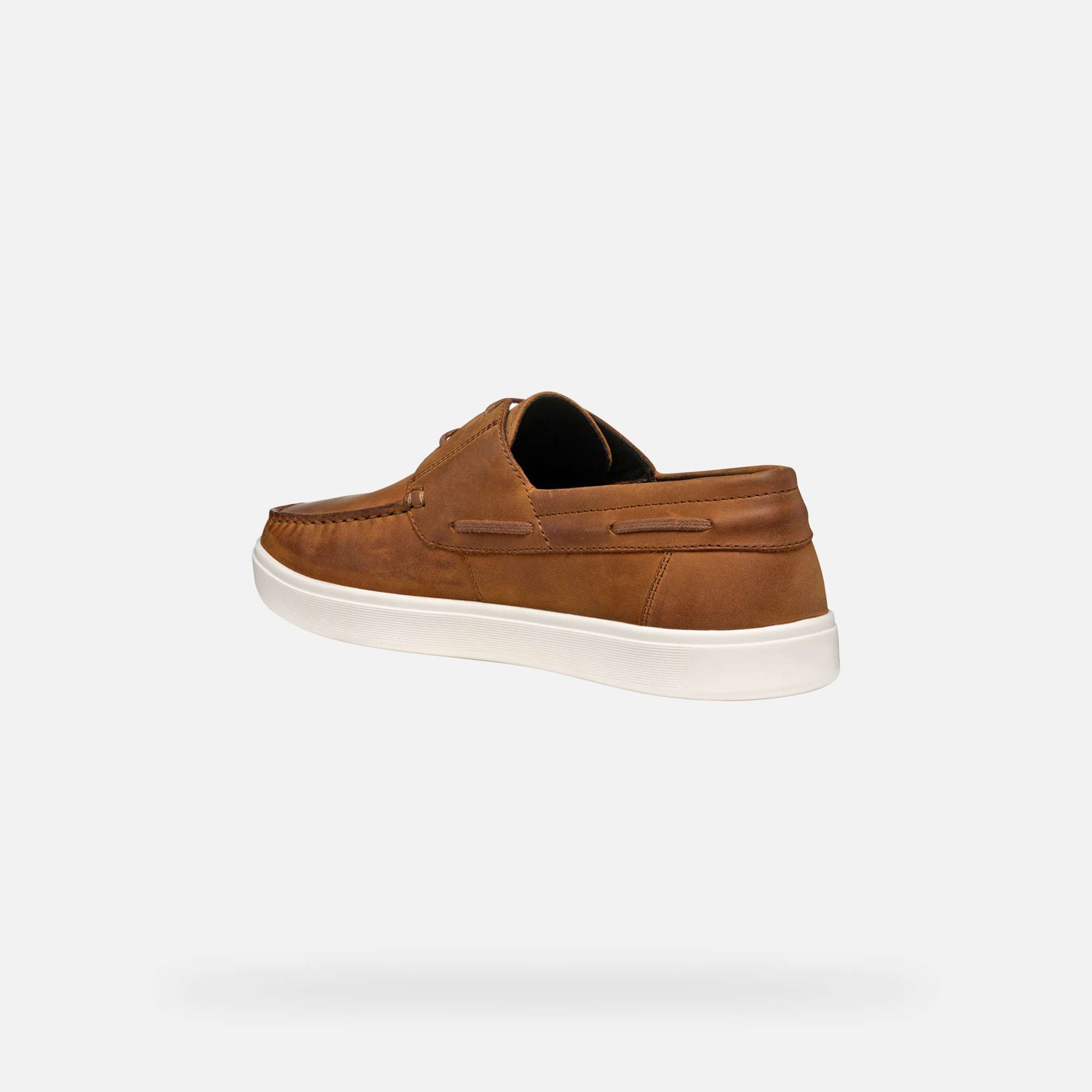 Brown men&#039;s moccasins Geox Avola - Men&#039;s