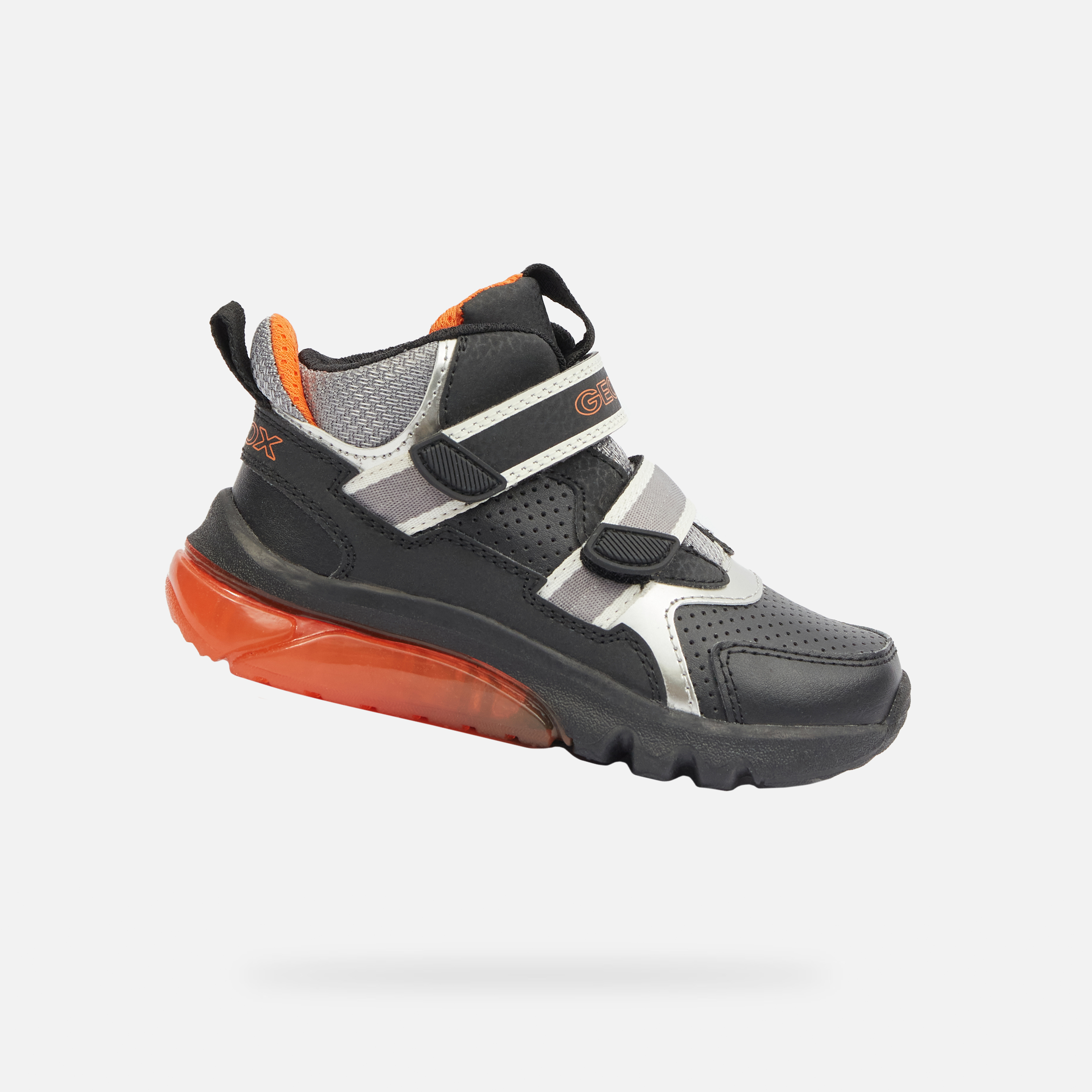 Black boys sneakers Geox Ciberdron - Boys