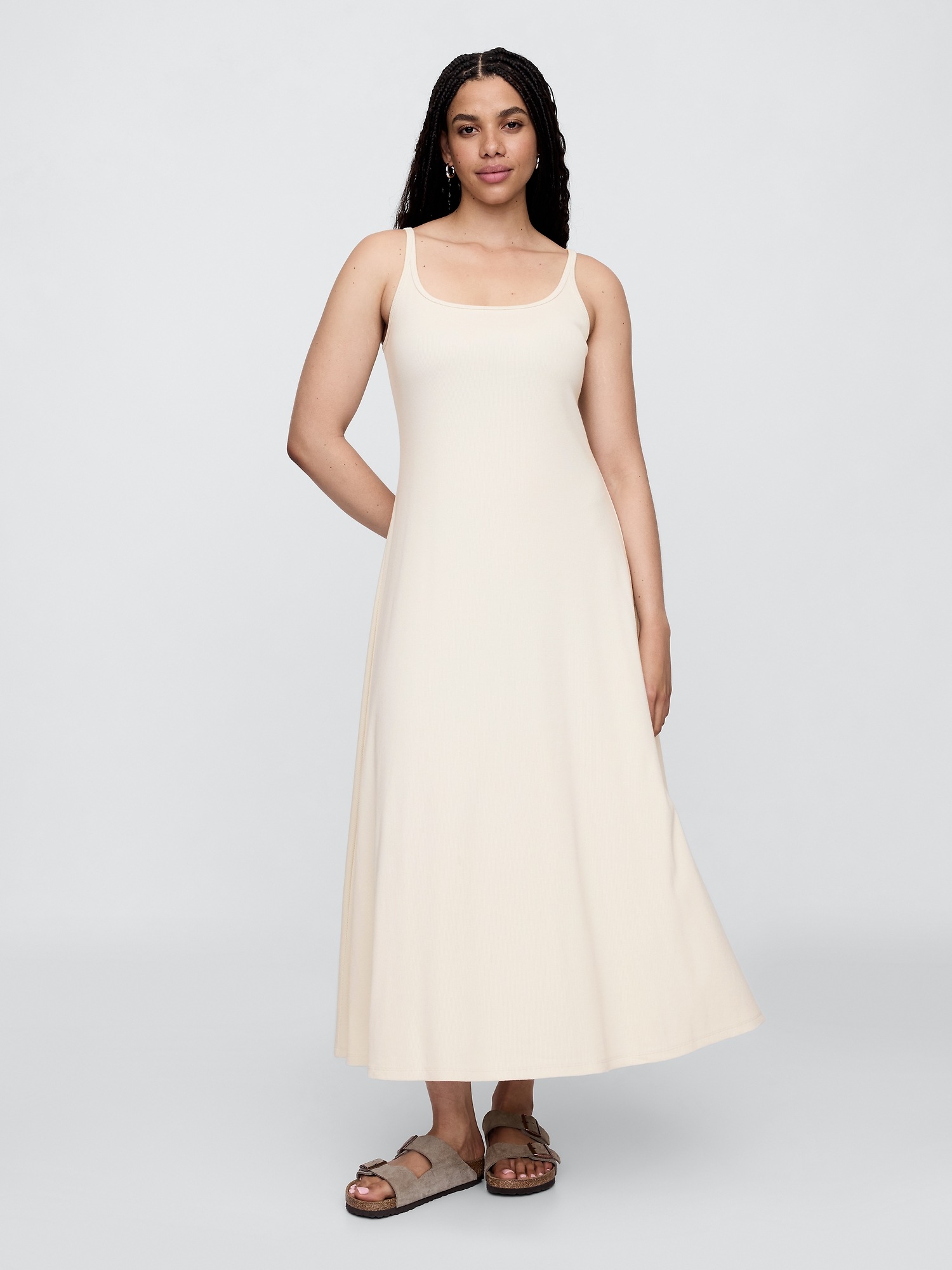 GAP Ribbed midi dress - Women's