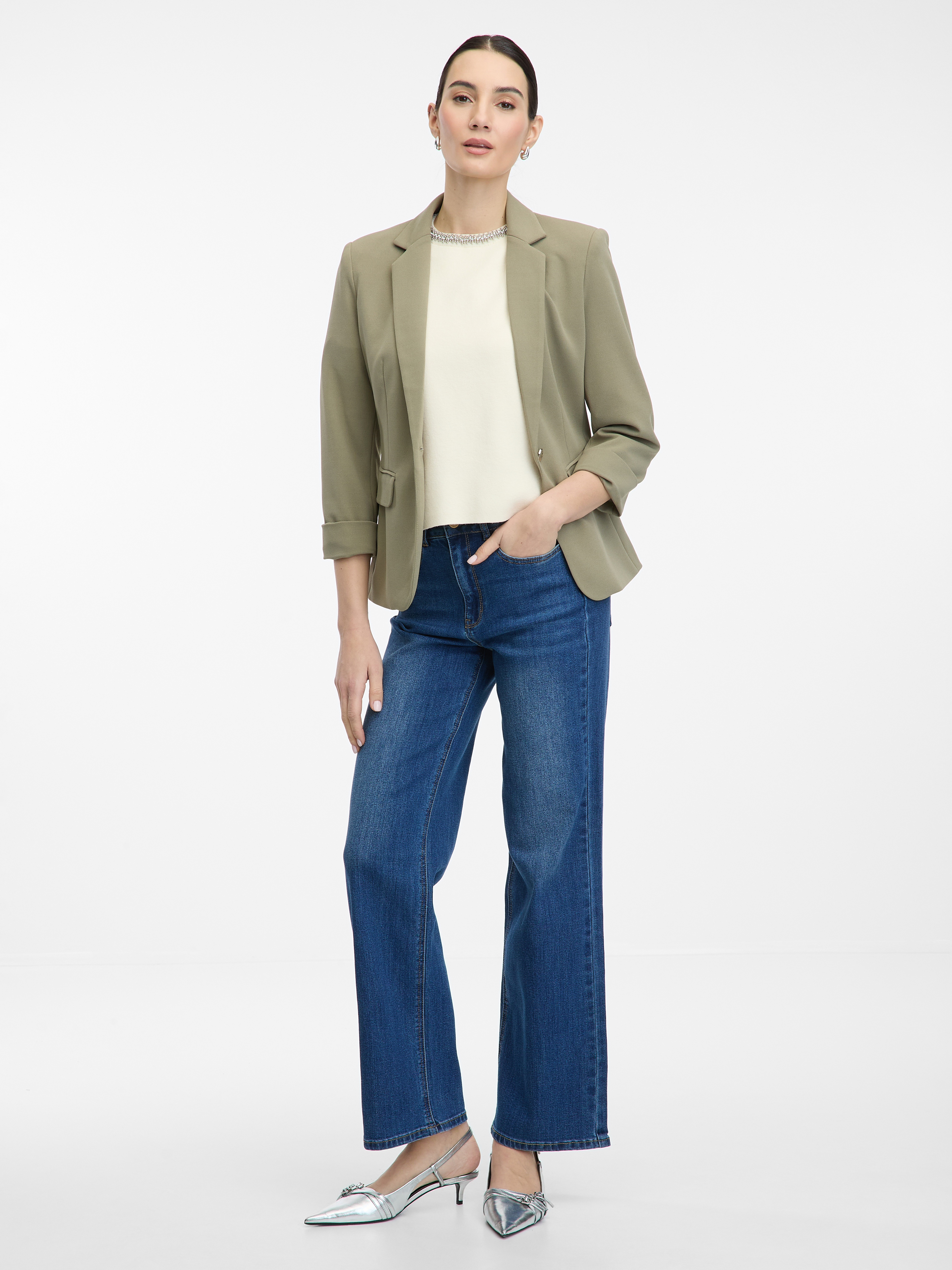 Khaki women&#039;s blazer ORSAY - Women&#039;s