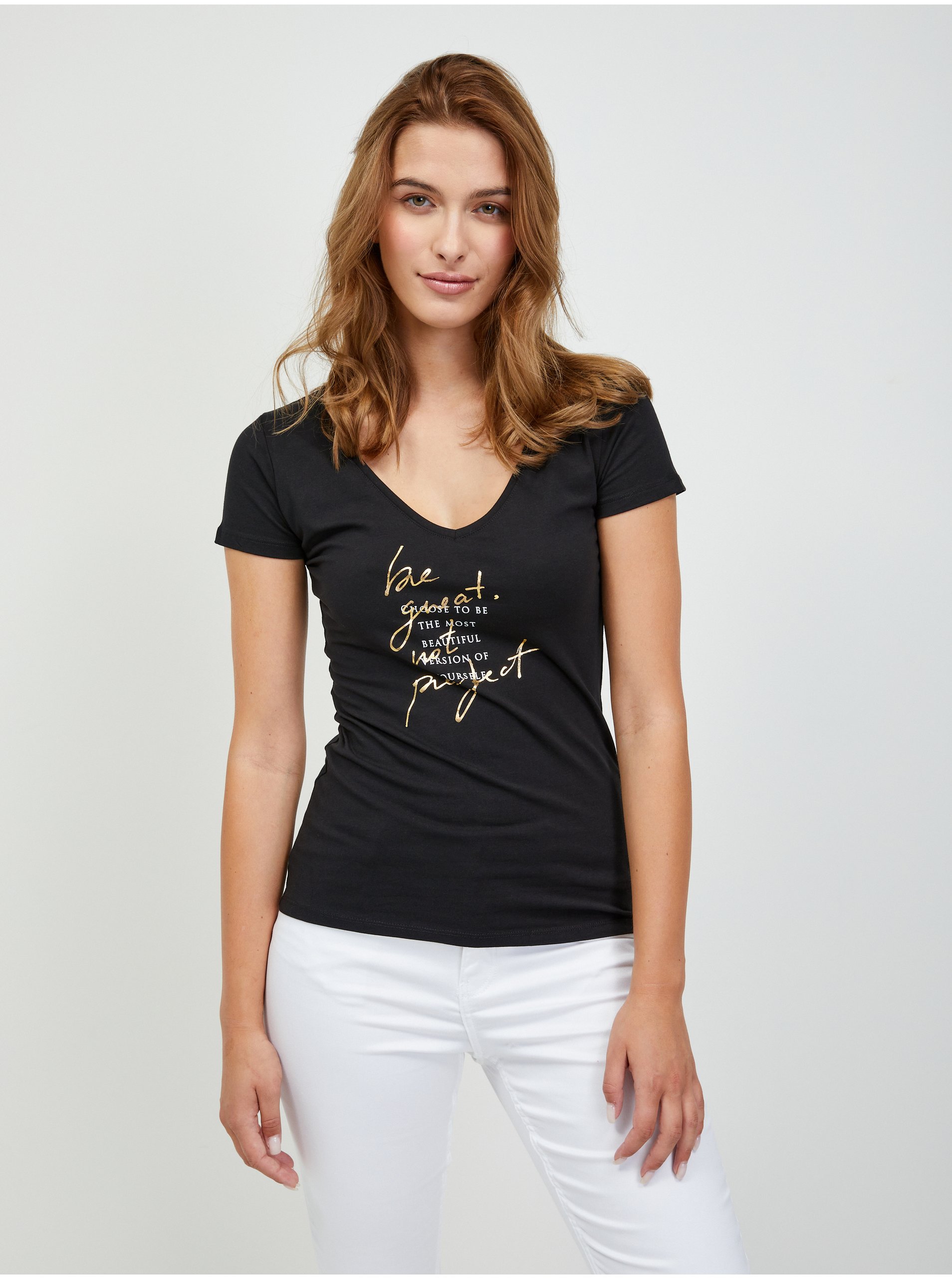 Levně Dámské tričko Orsay Gold
