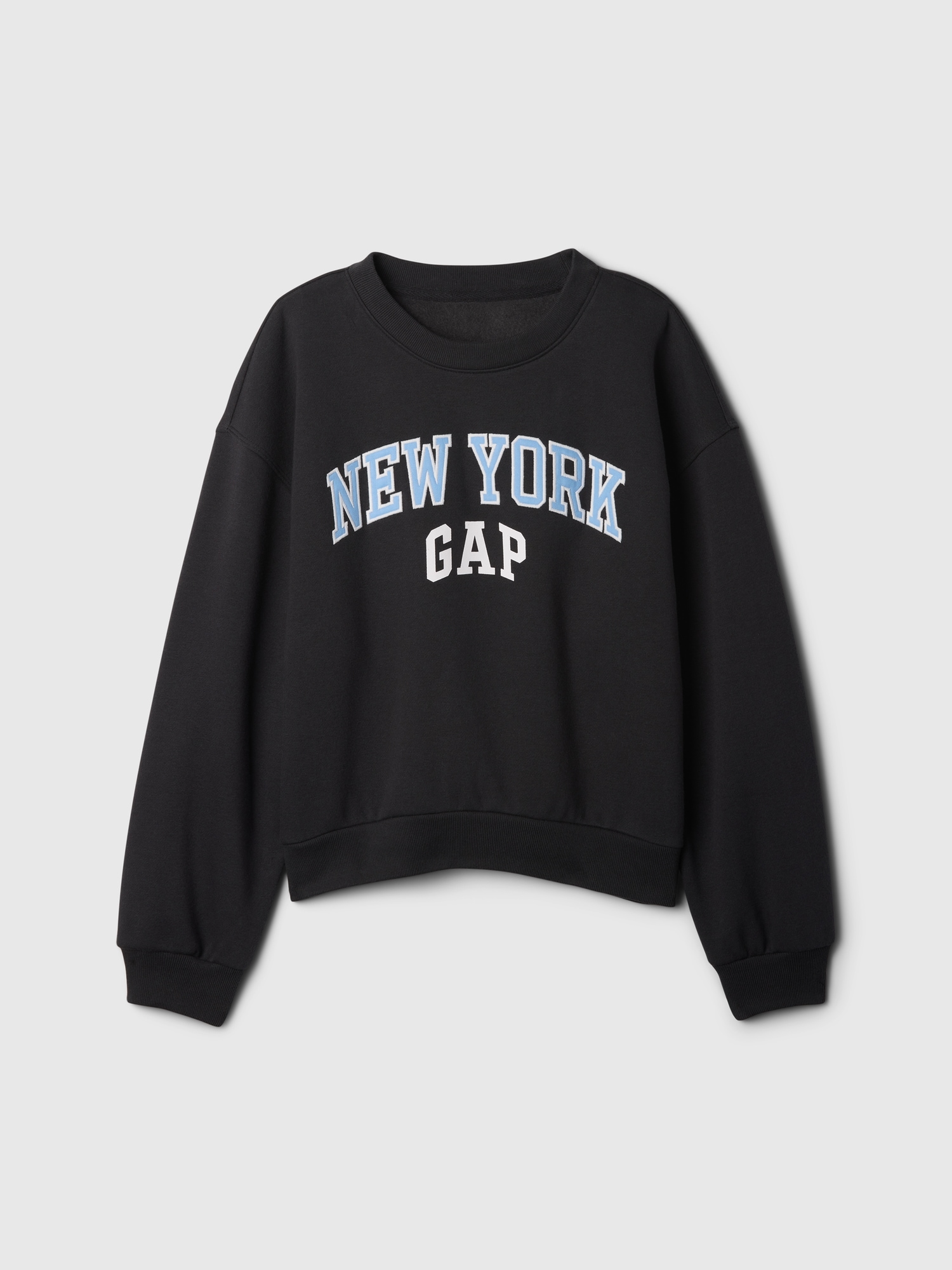 GAP Children&#039;s oversize sweatshirt with logo - Girls