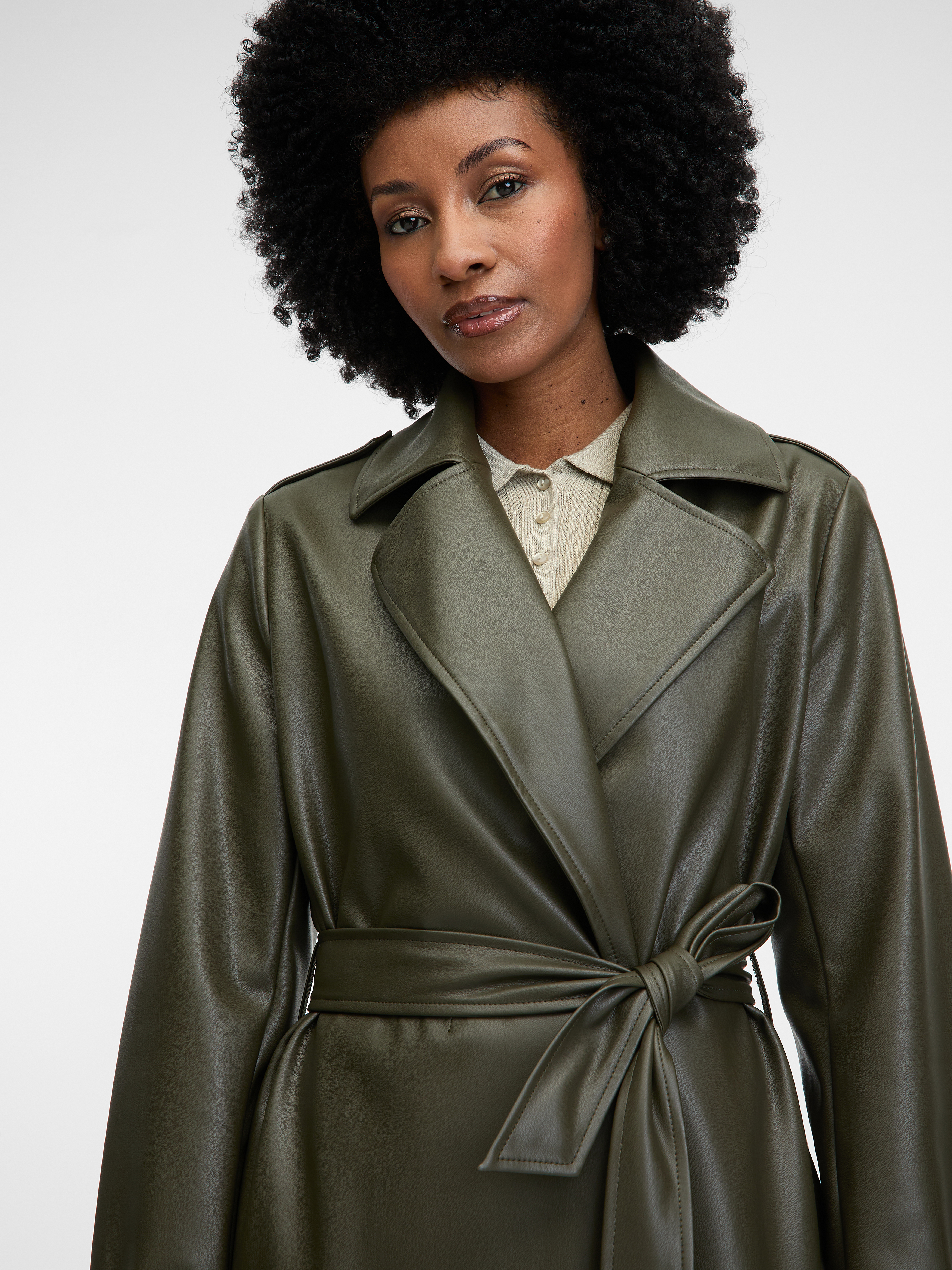 Khaki women's trench coat ORSAY - Women's