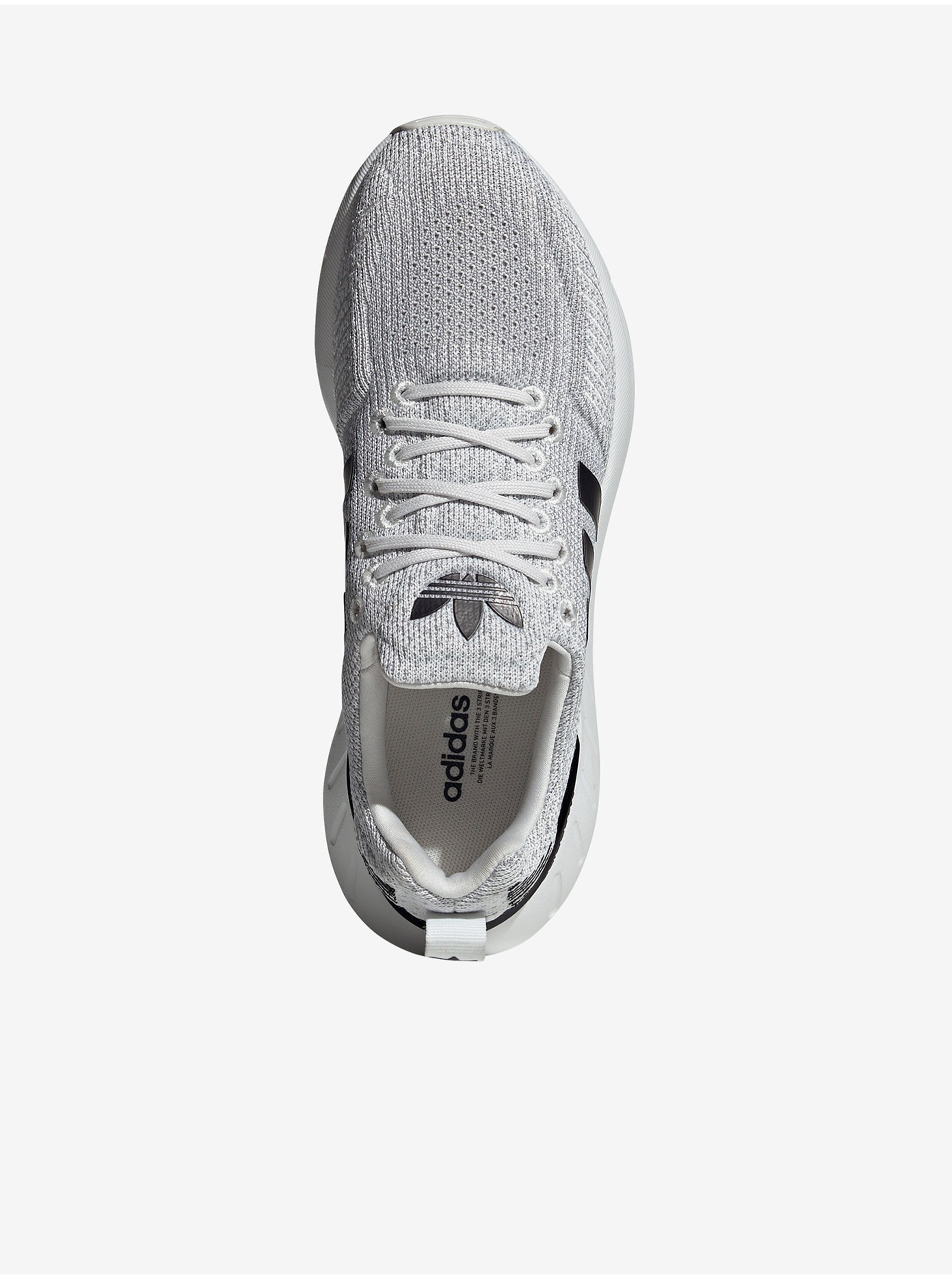 Svetlošedé dámske tenisky adidas Originals Swift Run 22