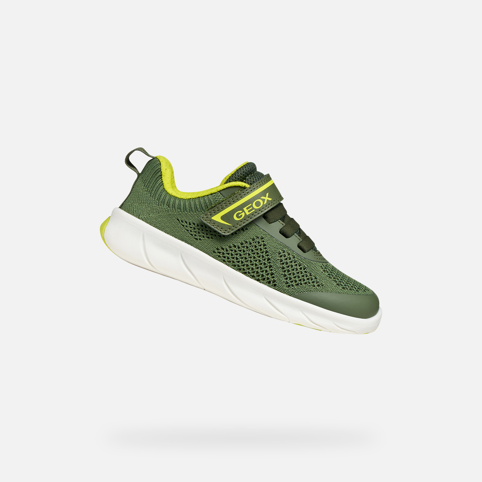 Green Boys' Geox Foot-Run Sneakers - Boys