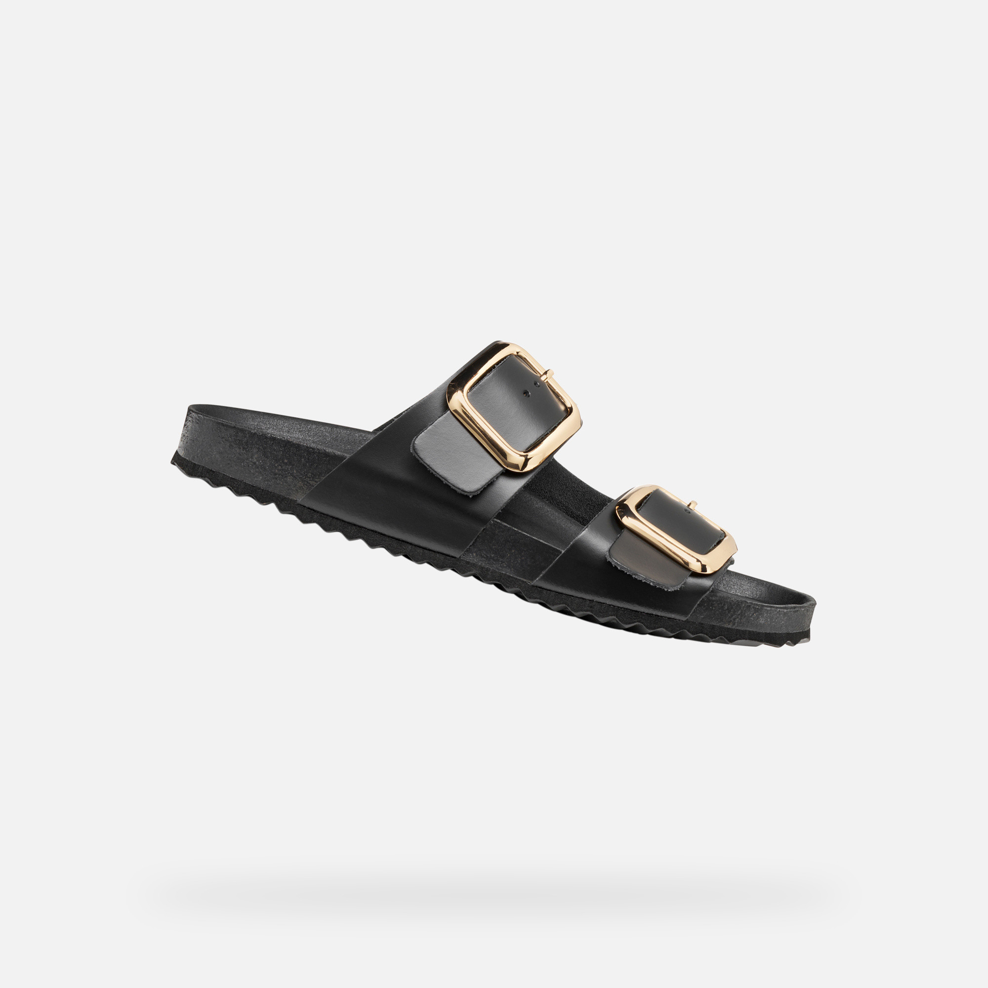 Черни дамски джапанки Geox Brionia R