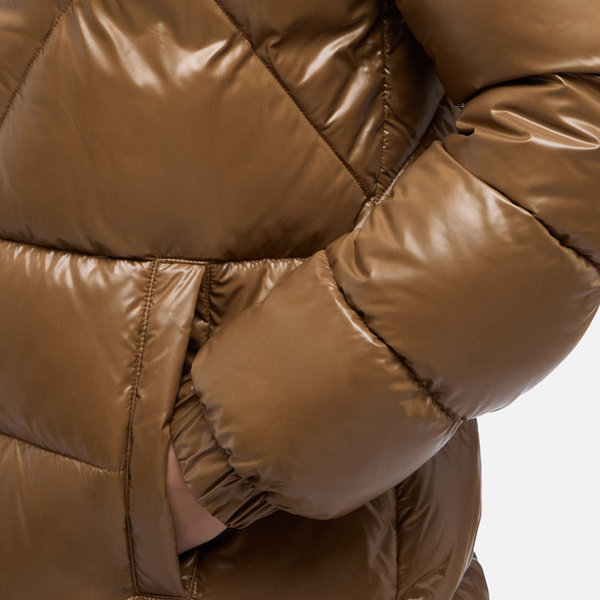 Parka maro de damă Geox Backsie