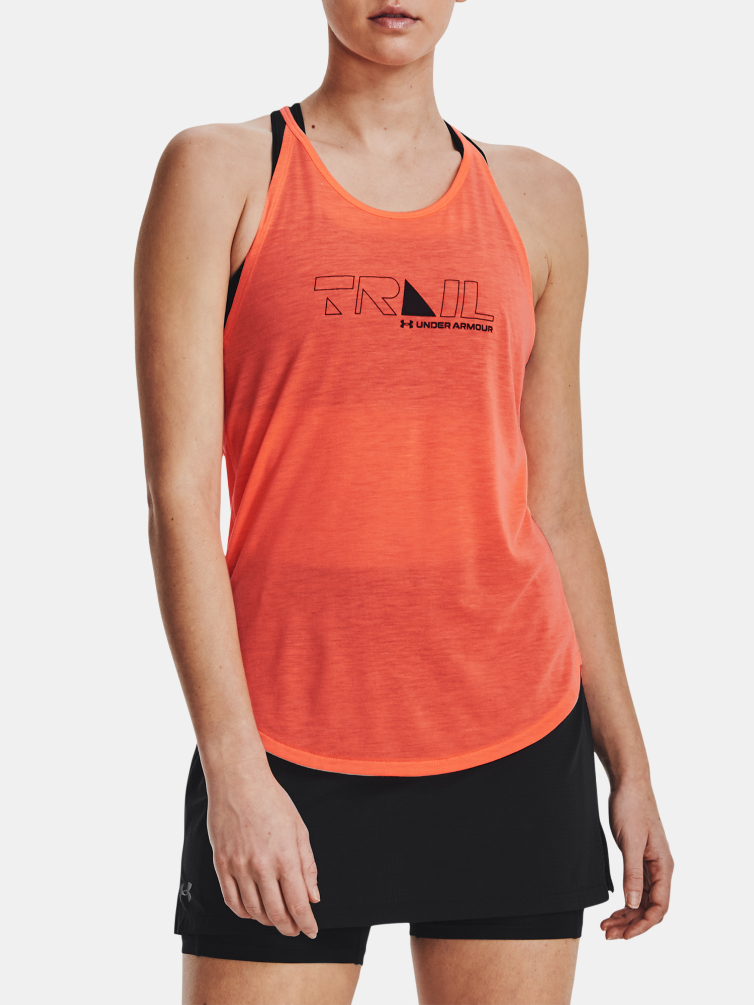 Under Armour Tank Top UA Run Trail Tank-ORG - Women