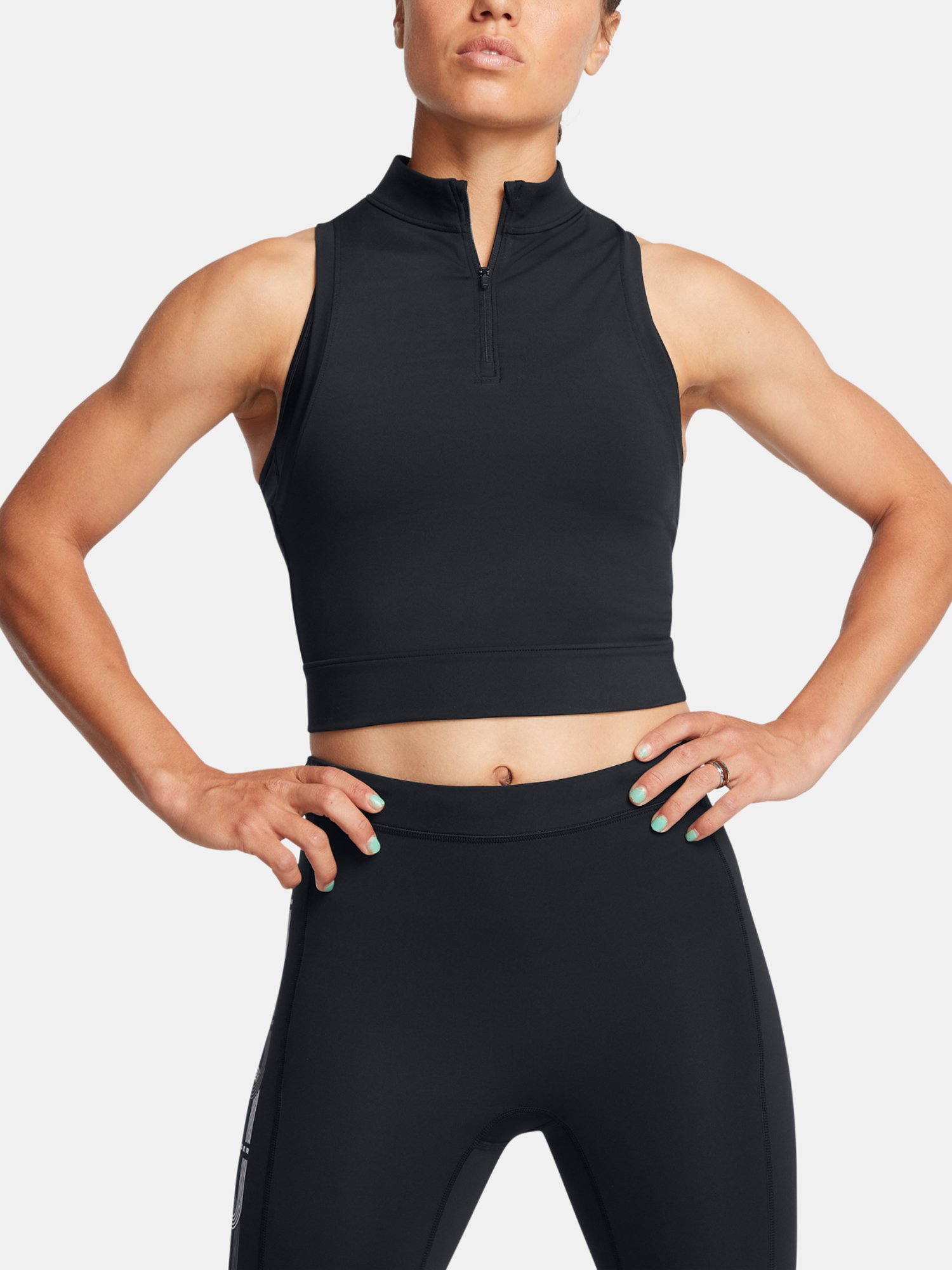 Under Armour Dámské tílko UA Run Anywhere Crop Tank - Dámské