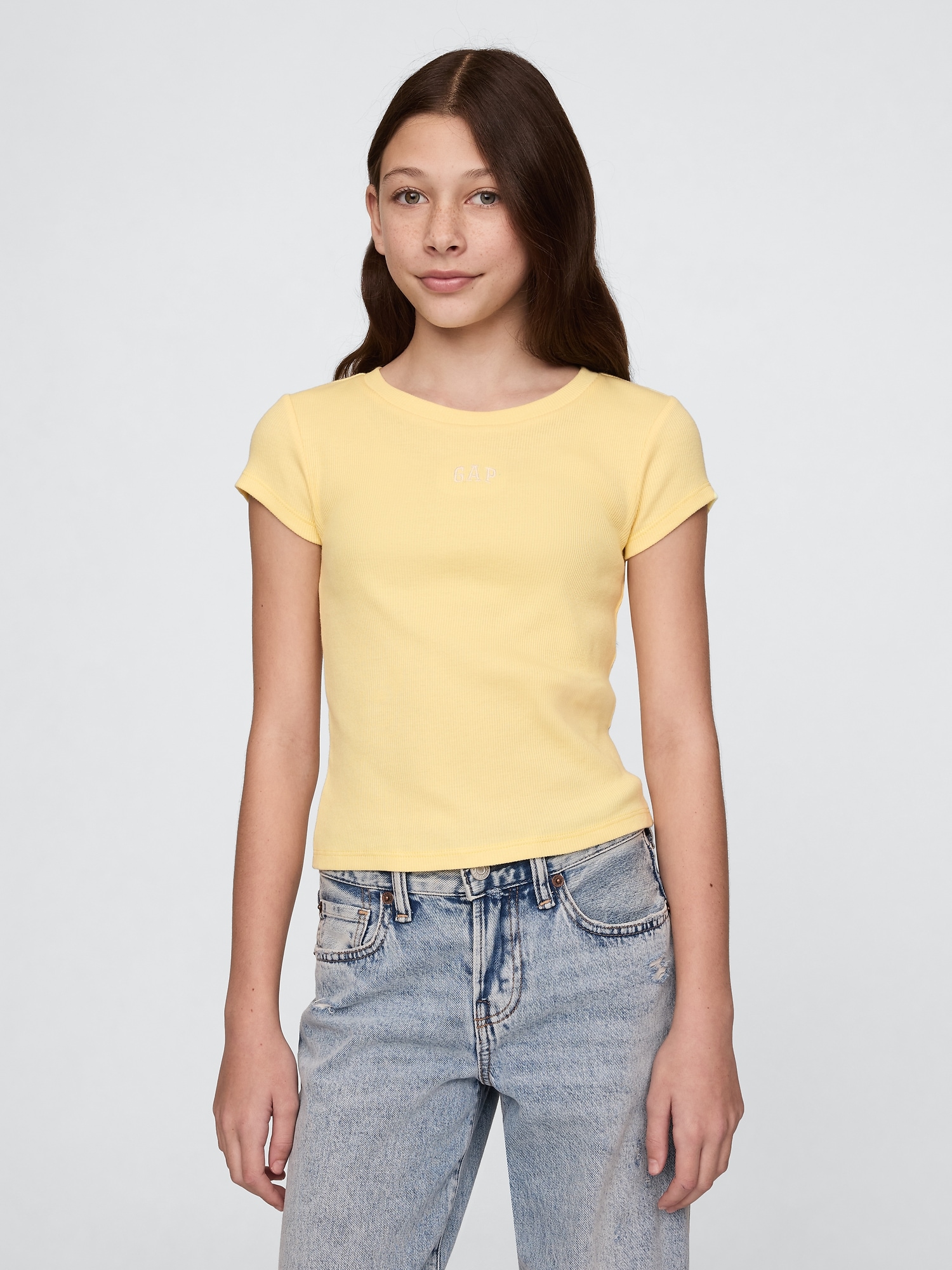 GAP Childrens ribbed T-shirt - Girls