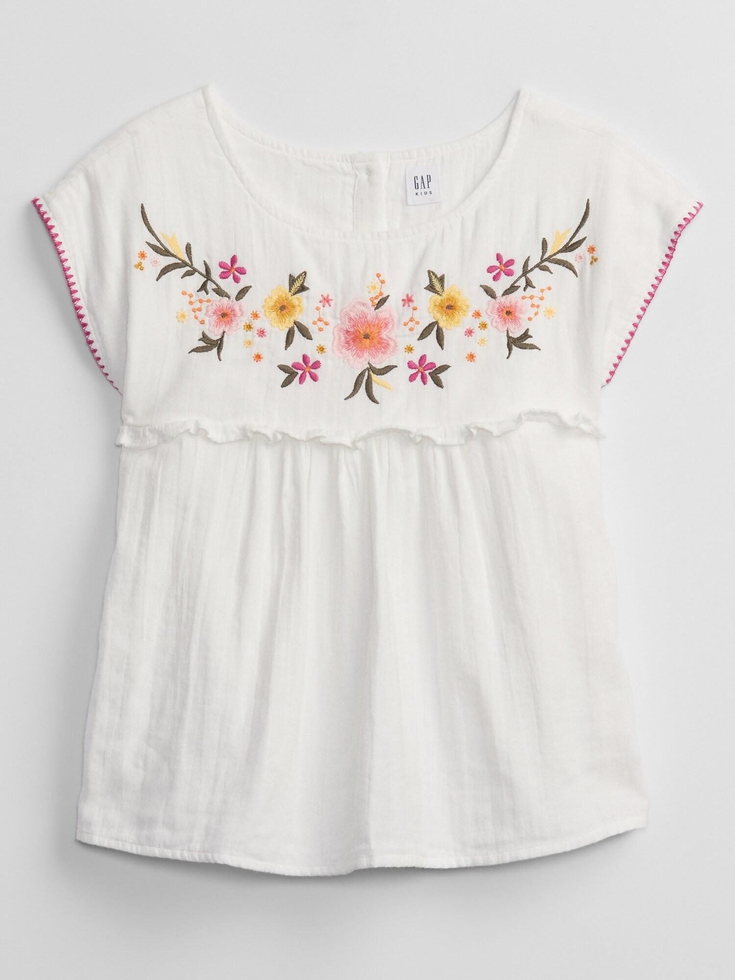 GAP Koszula Dziecięca Embed Woven Top