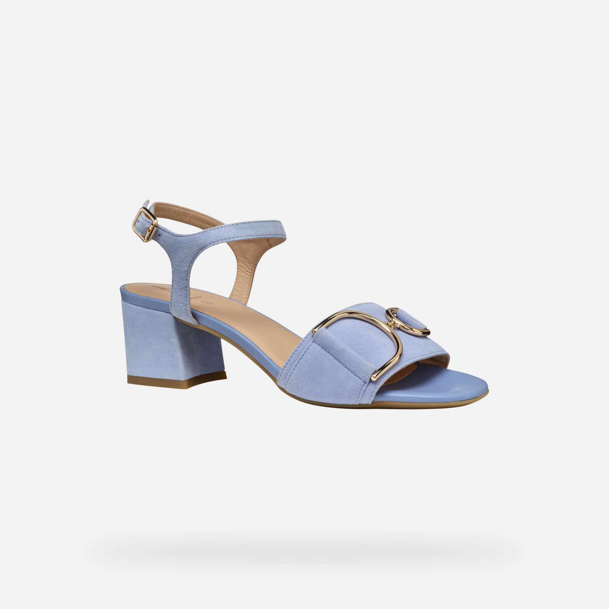 Light blue women's sandals Geox Neeraklia 50 - Women's