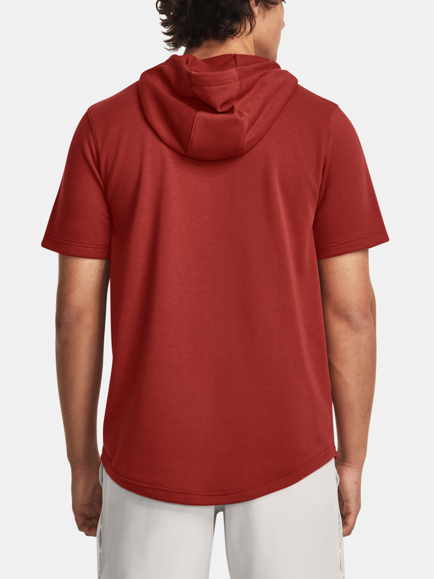 Under Armour Sweatshirt Pjt Rock Terry SS HD-RED - Men's