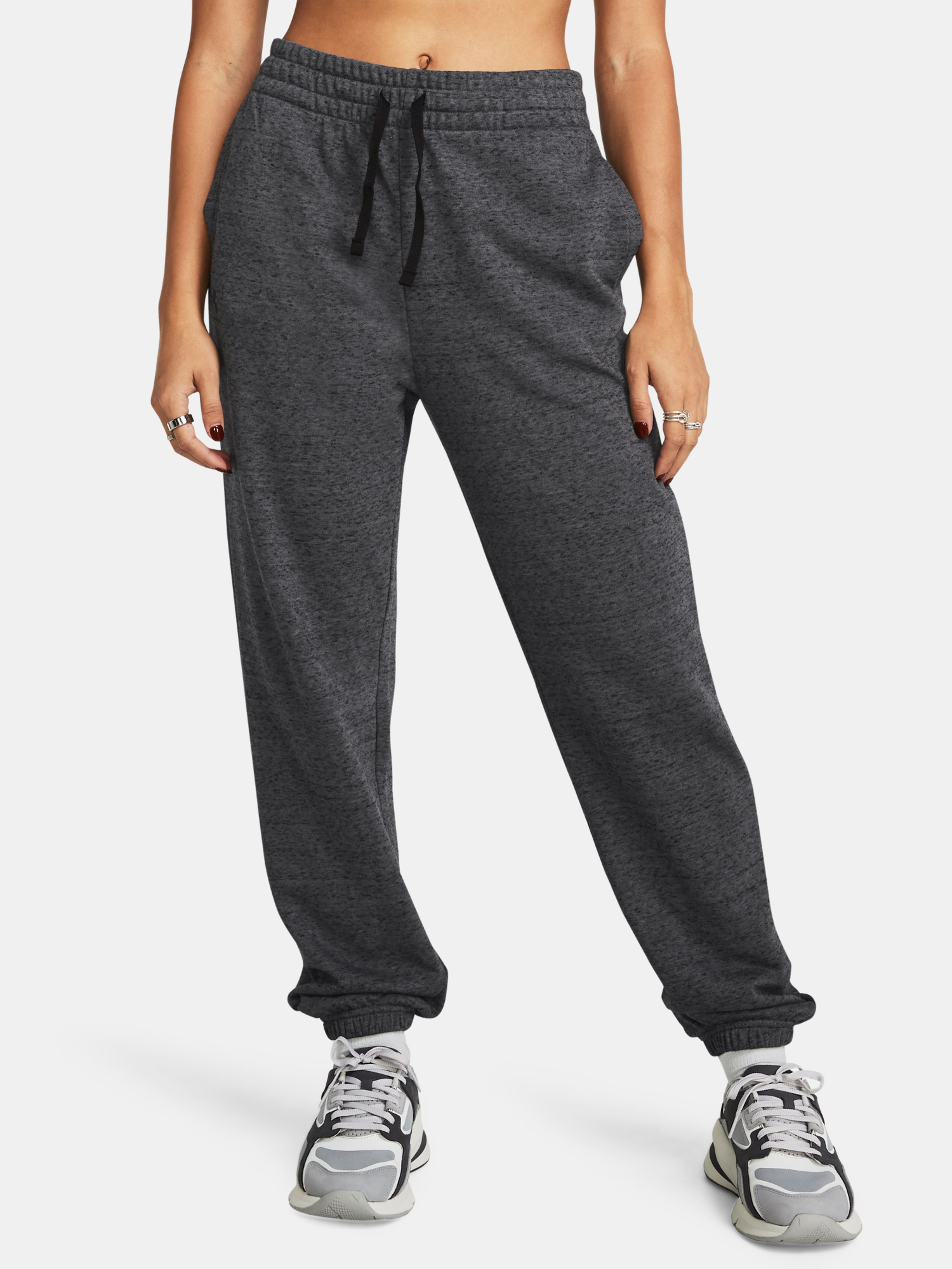 Under Armour Sweatpants UA Rival Terry Jogger-GRY - Women