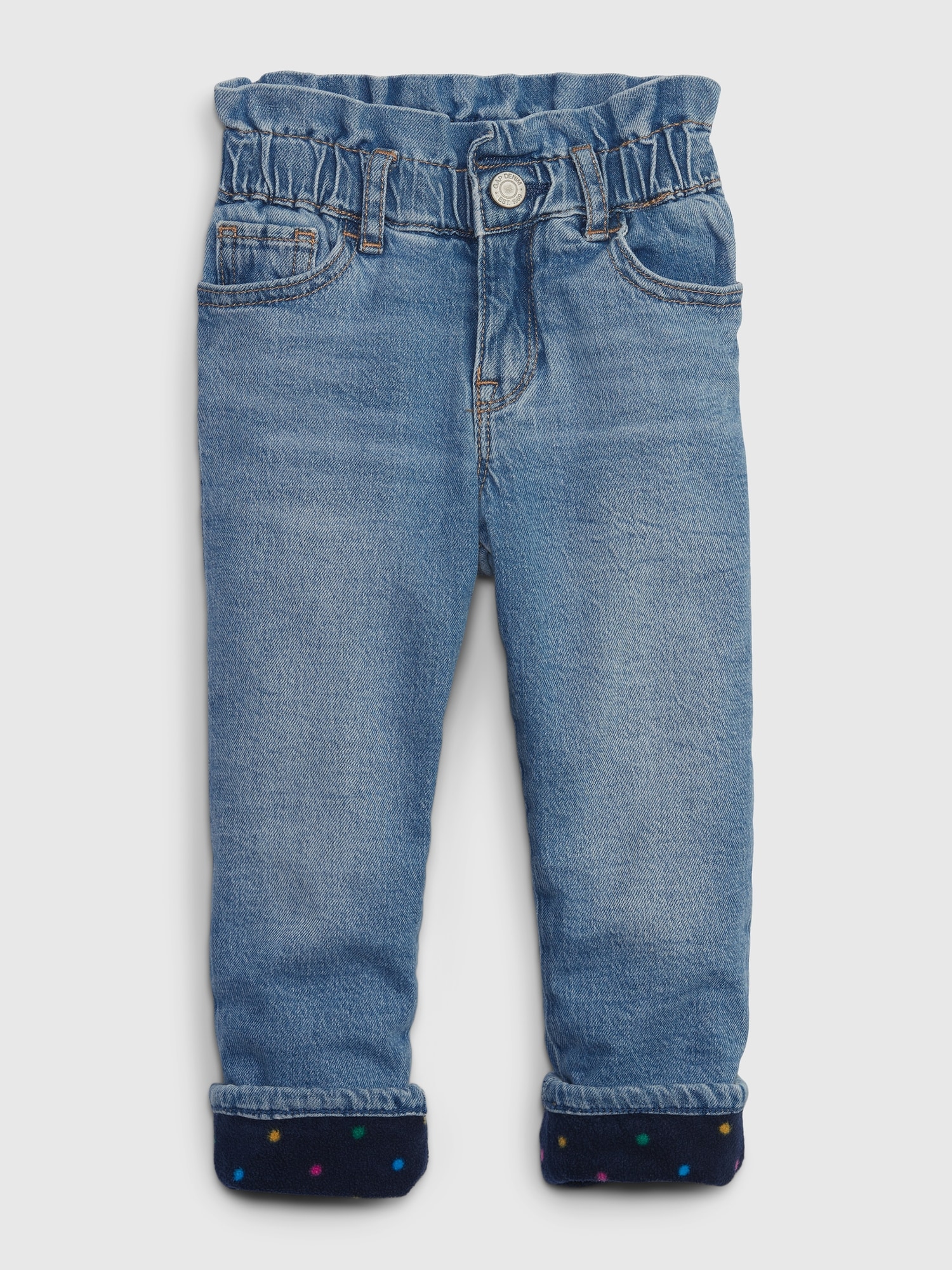 GAP Kids Insulated Jeans Mom - Girls