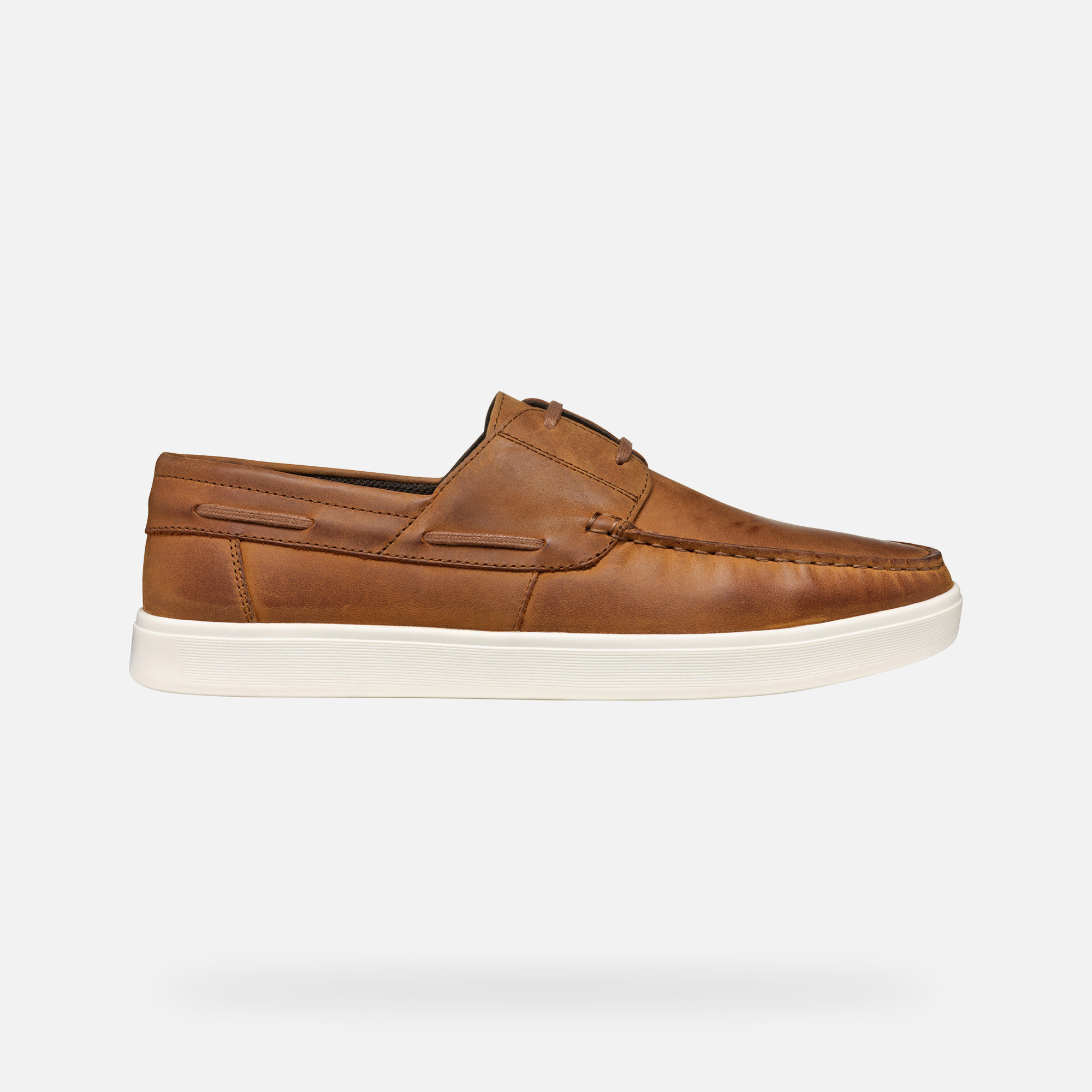 Brown men&#039;s moccasins Geox Avola - Men&#039;s